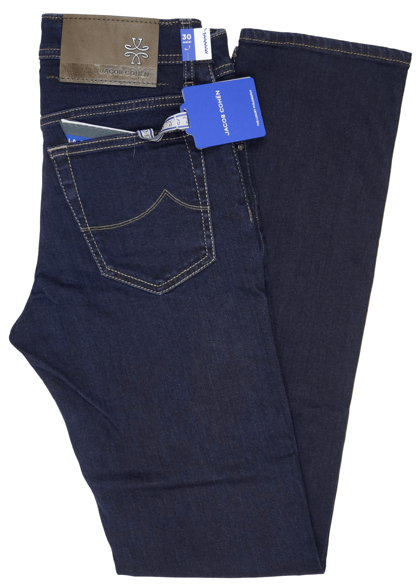 Jacob Cohen Bard Dark Blue Stretch Denim