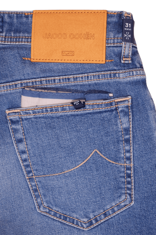 Jacob Cohen Bard Light Blue Stretch Denim