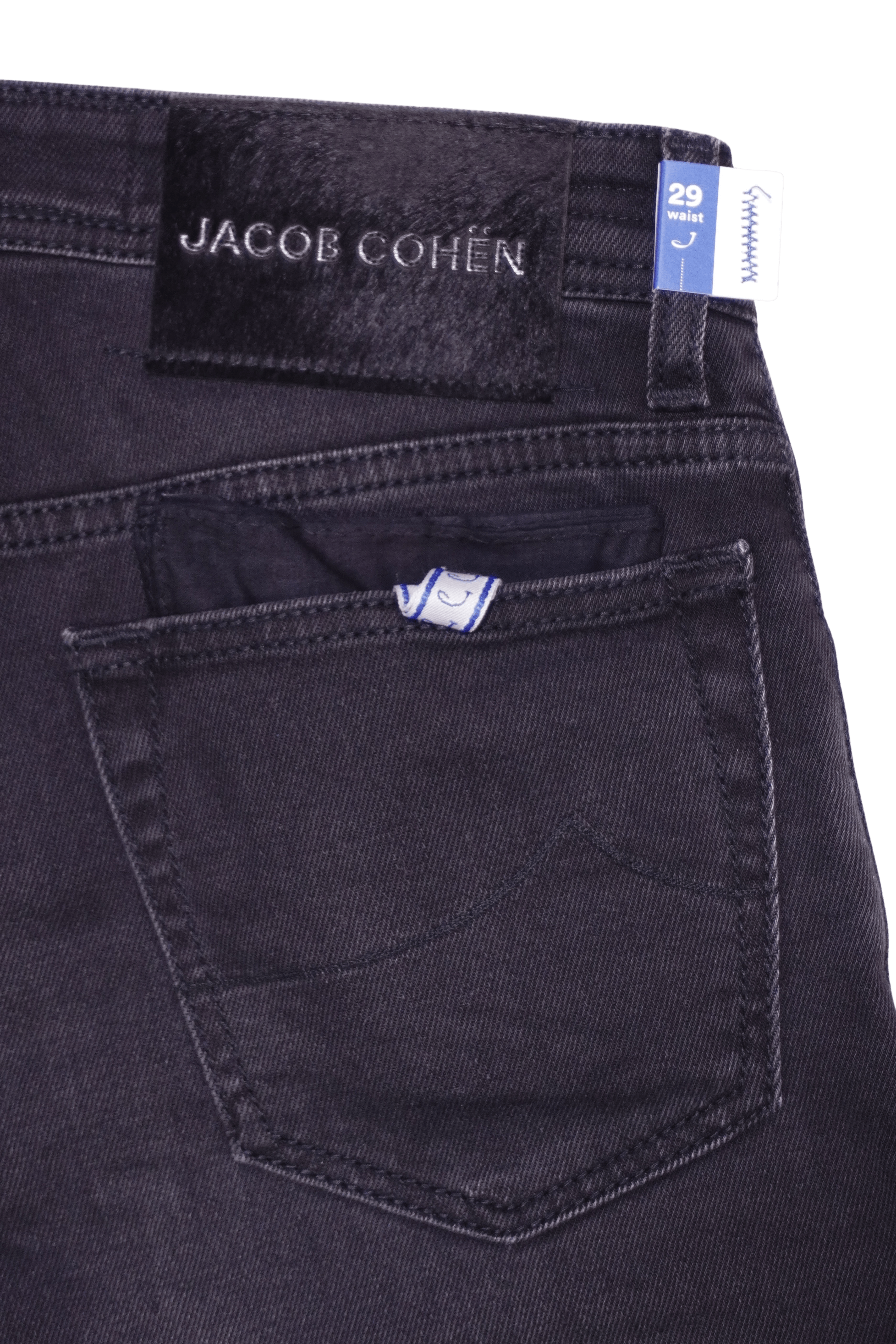 Jacob Cohen Bard Washed Black Stretch Denim