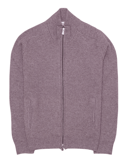 Gran Sasso Wool Cashmere Zip Taupe