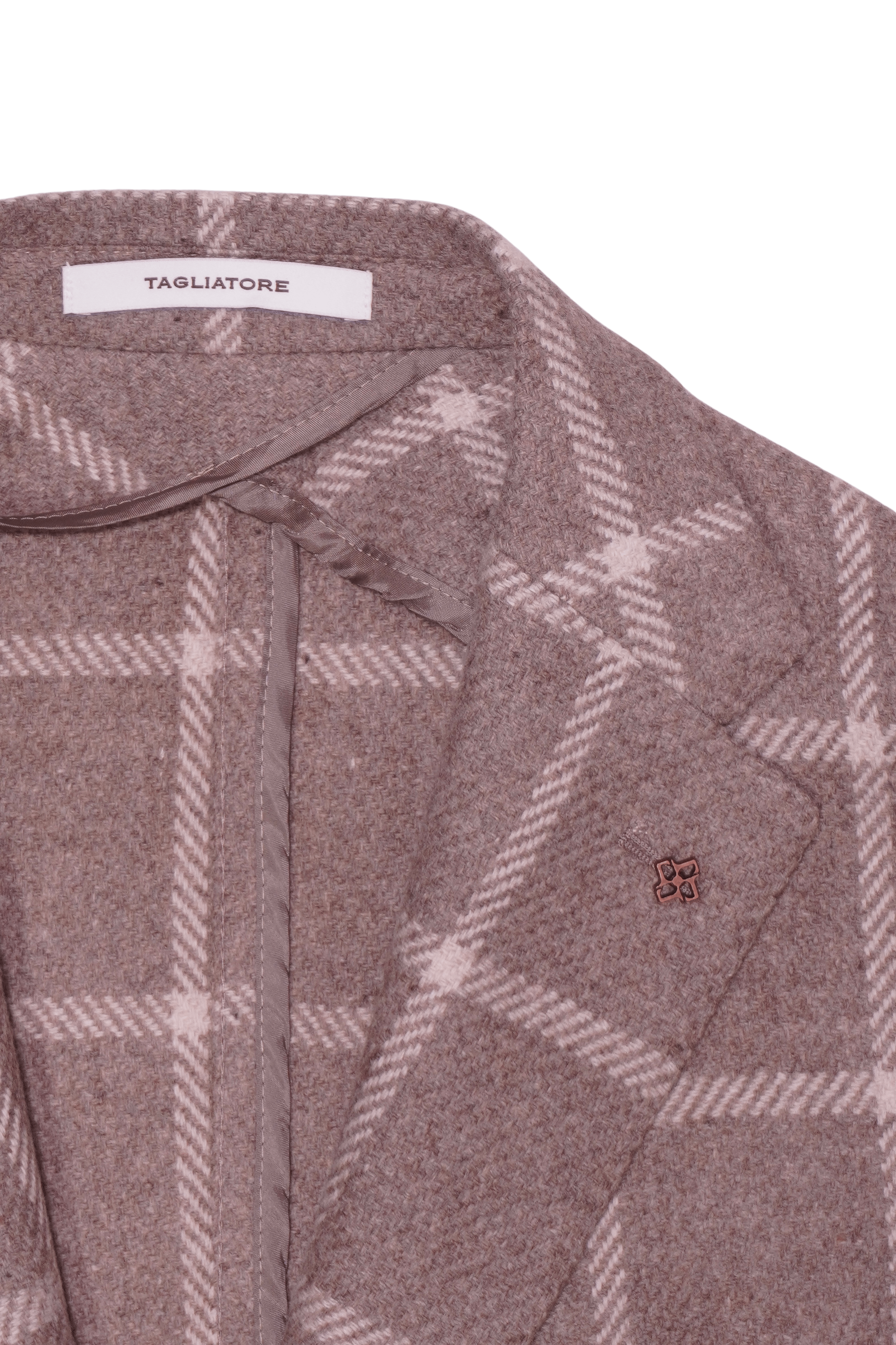 Tagliatore Jacket Check Beige