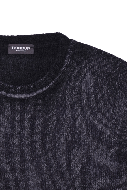 Dondup Garment Dyed Pullover Black