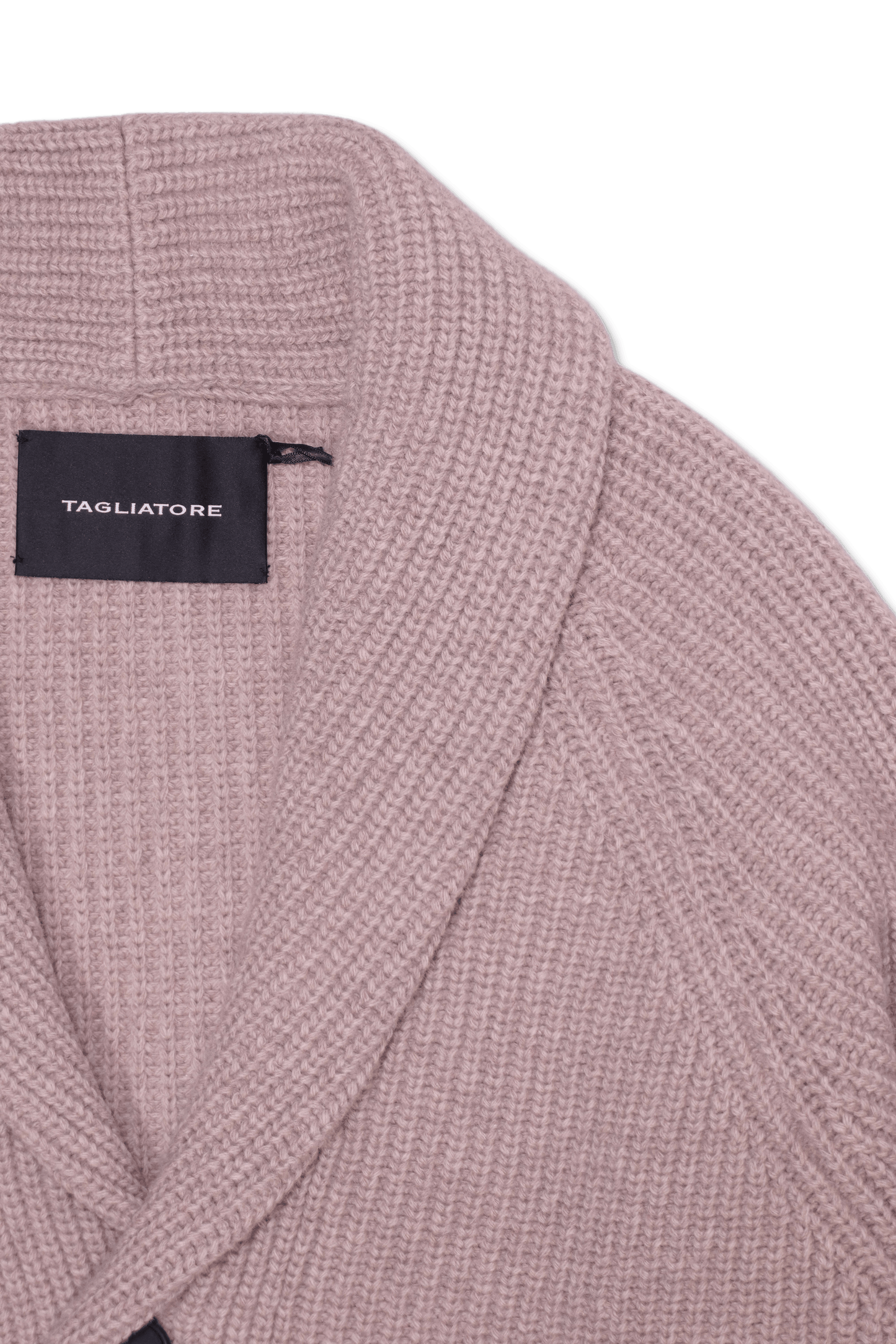 Tagliatore Shawl Cardigan Beige