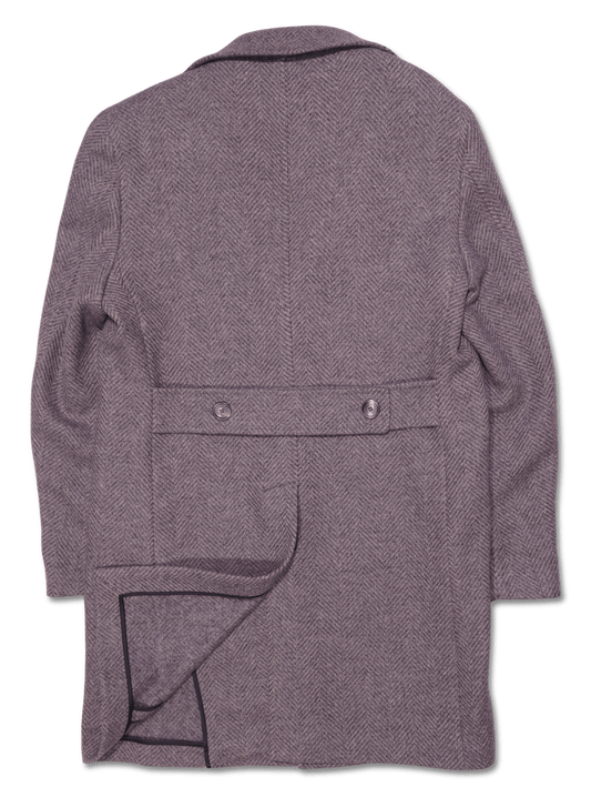Tagliatore Coat Chevron Taupe