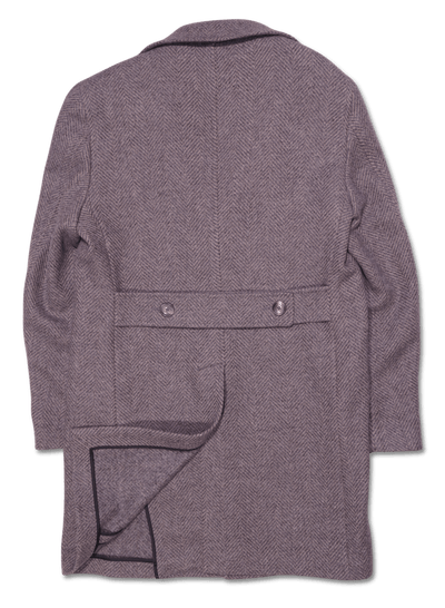 Tagliatore Coat Chevron Taupe