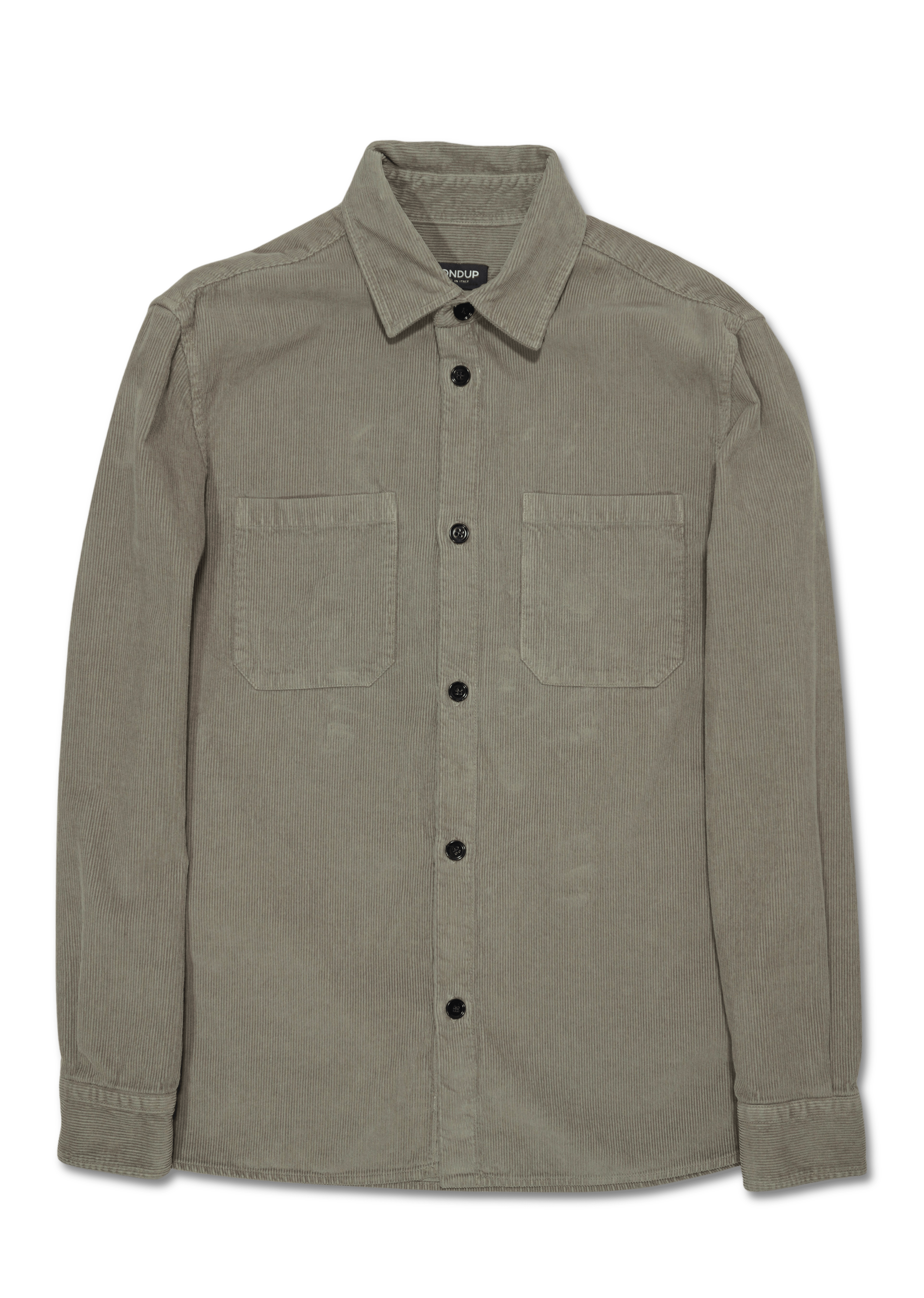 Dondup Cord Overshirt Green