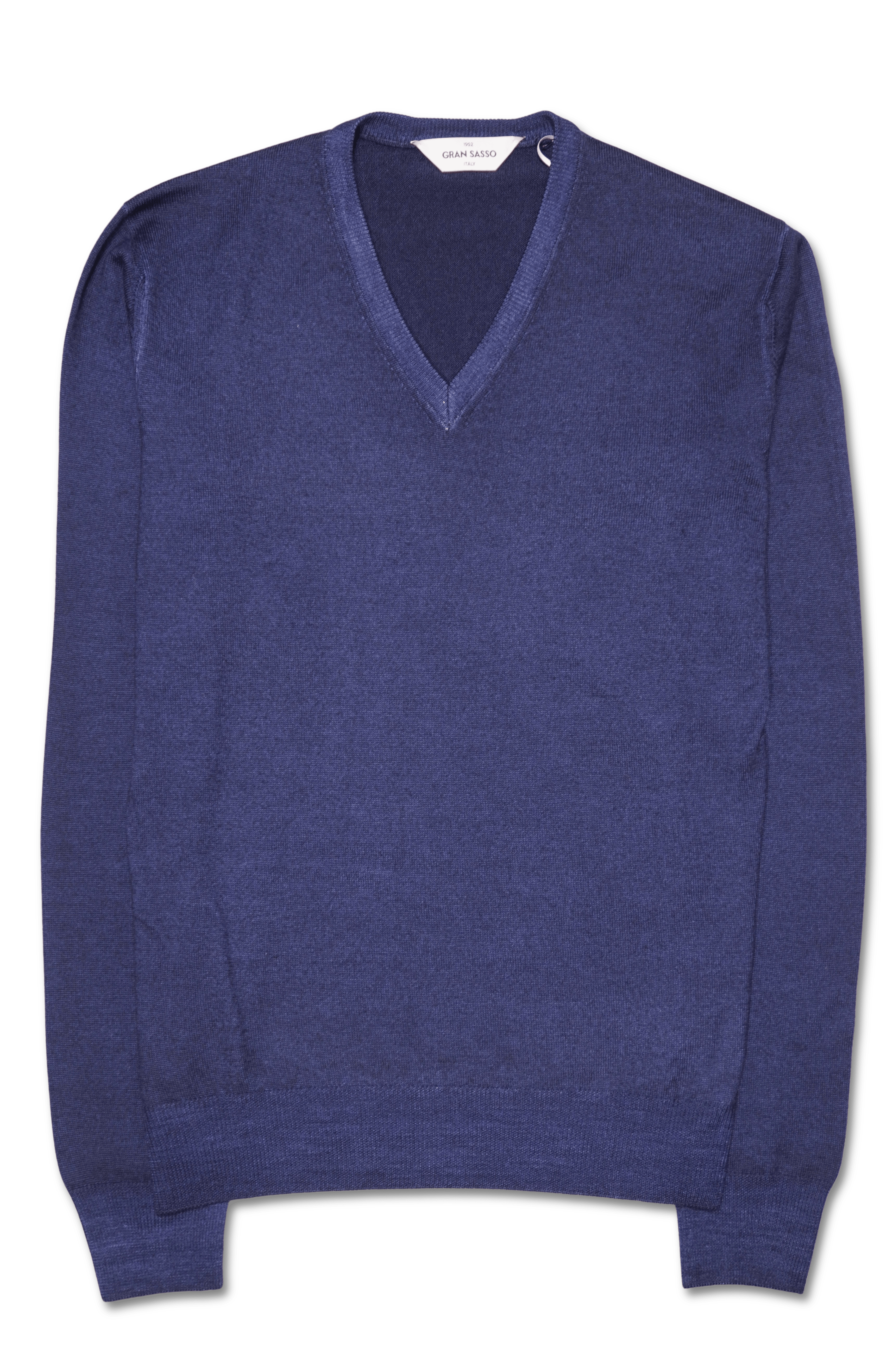 Gran Sasso Pullover V-neck Navy