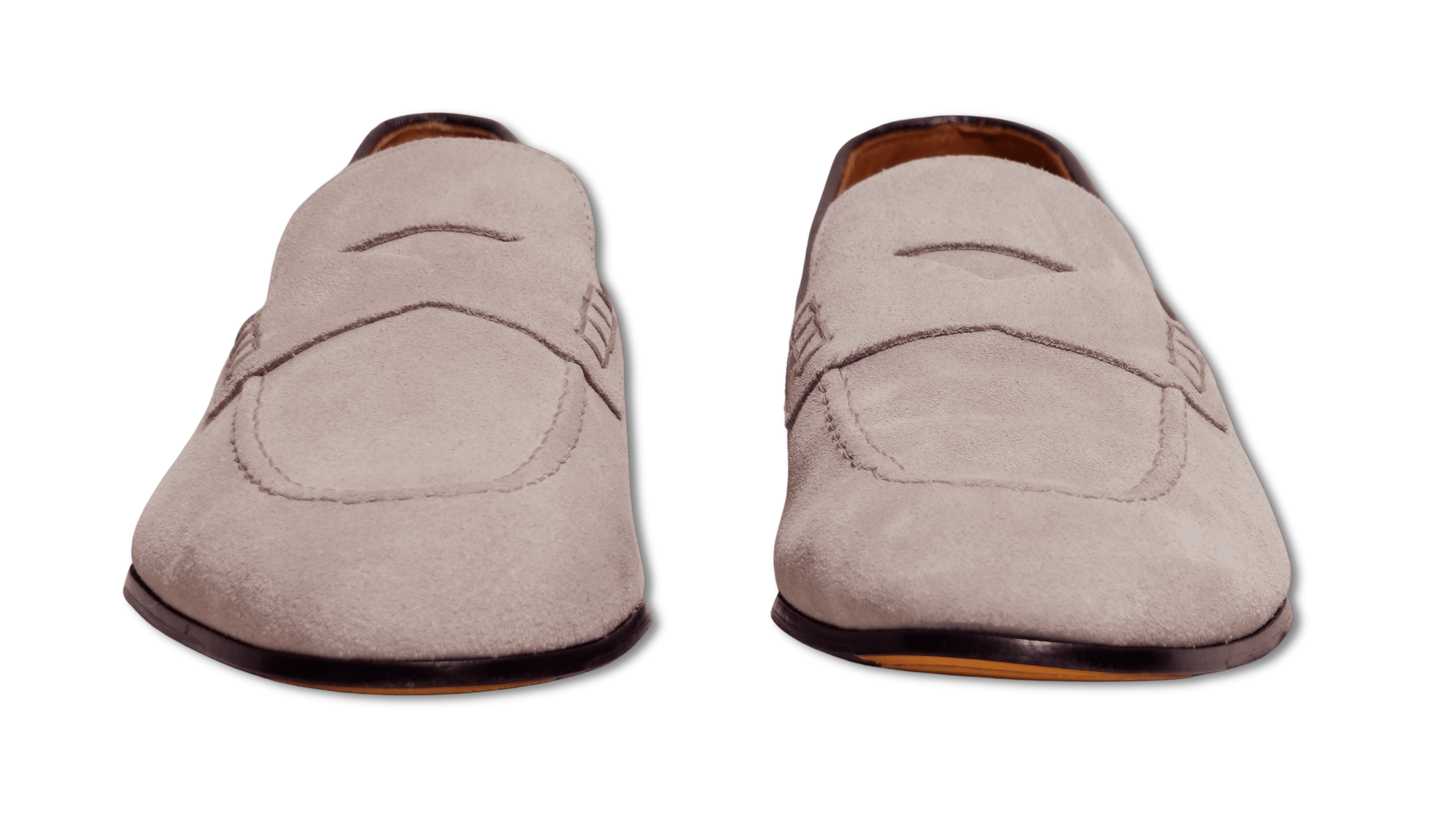 Doucals Penny Loafer Suede Light Grey