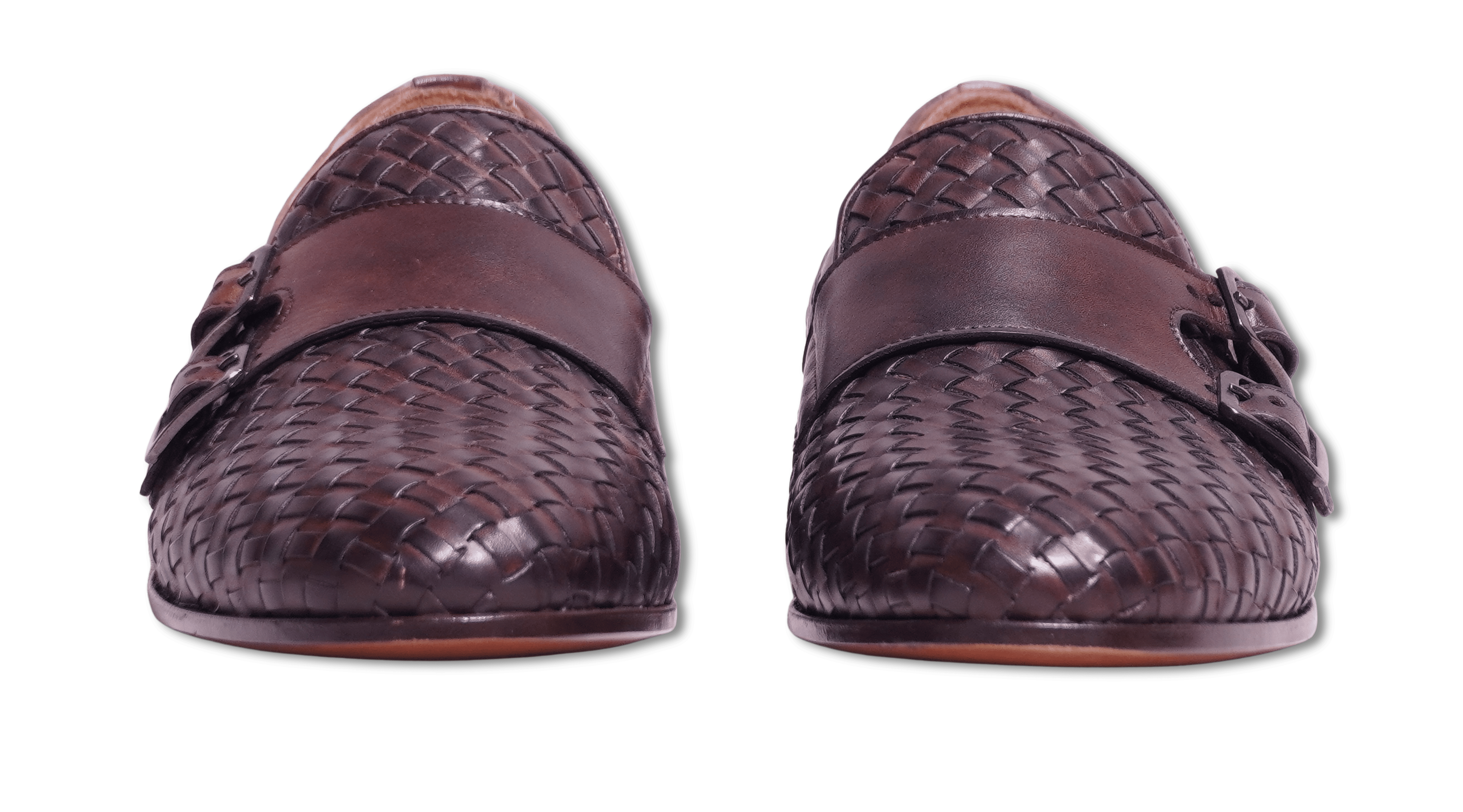 Sand Double Monk Braided Brown