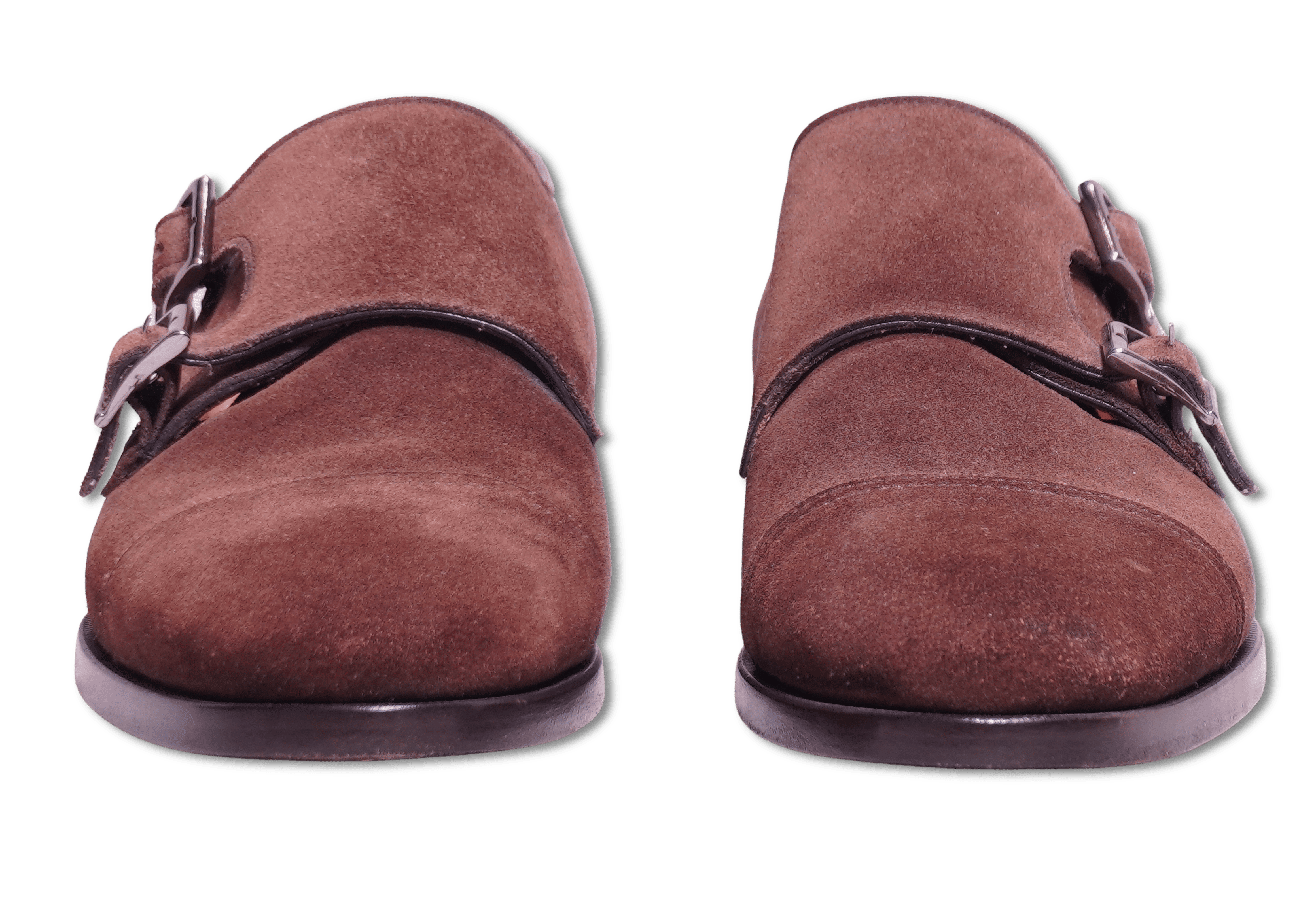 Thomas Double Monk Strap Brown