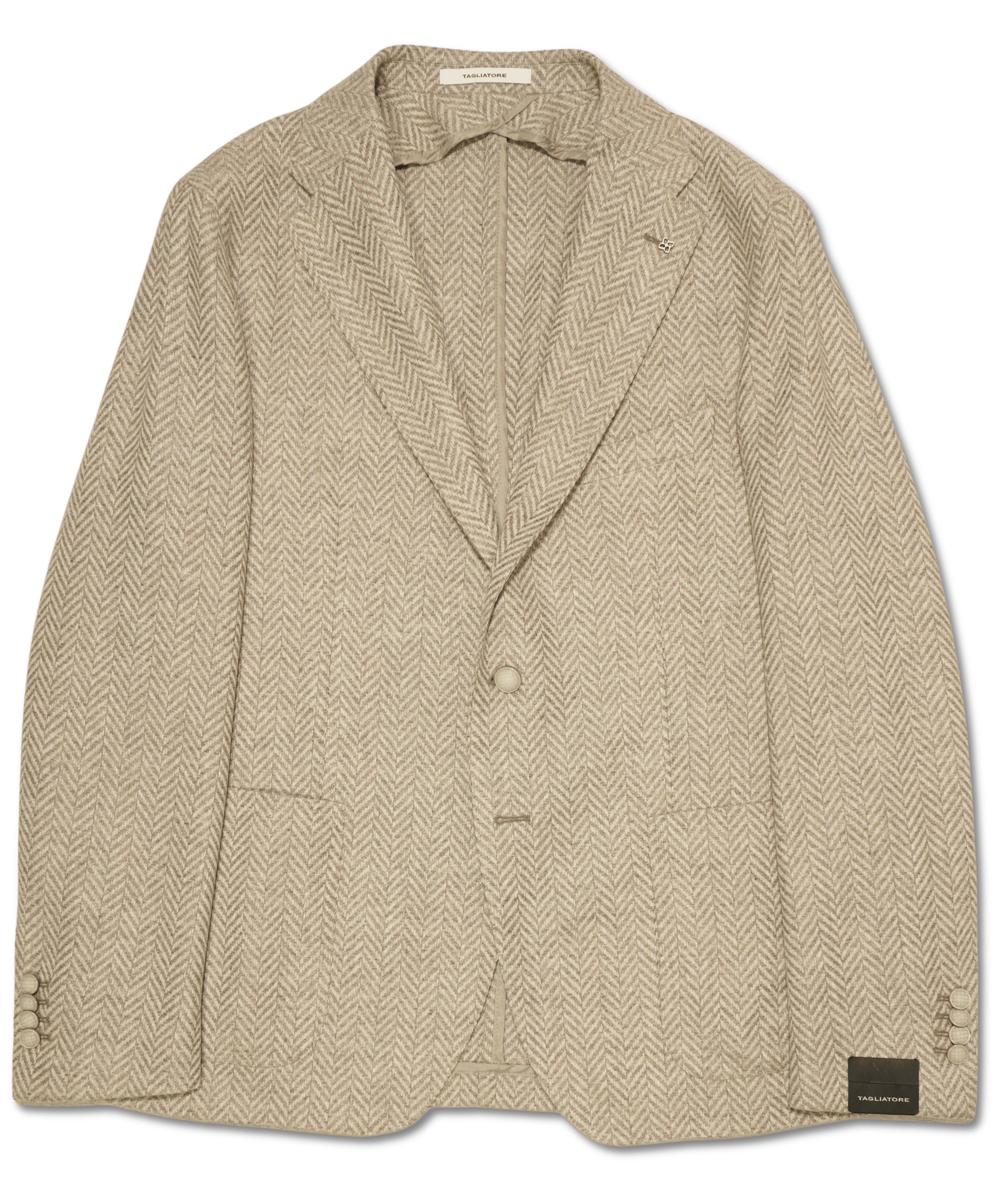 Tagliatore Jacket Chevron Light Brown