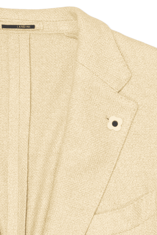 Lardini Jacket Cashmere Silk Ecru