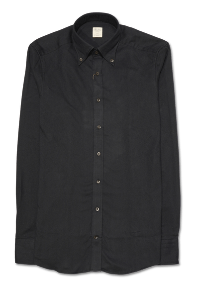 Stenströms Slim Fit Button Down Shirt Black