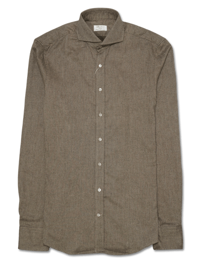 Stenströms Slim Fit Shirt Brown