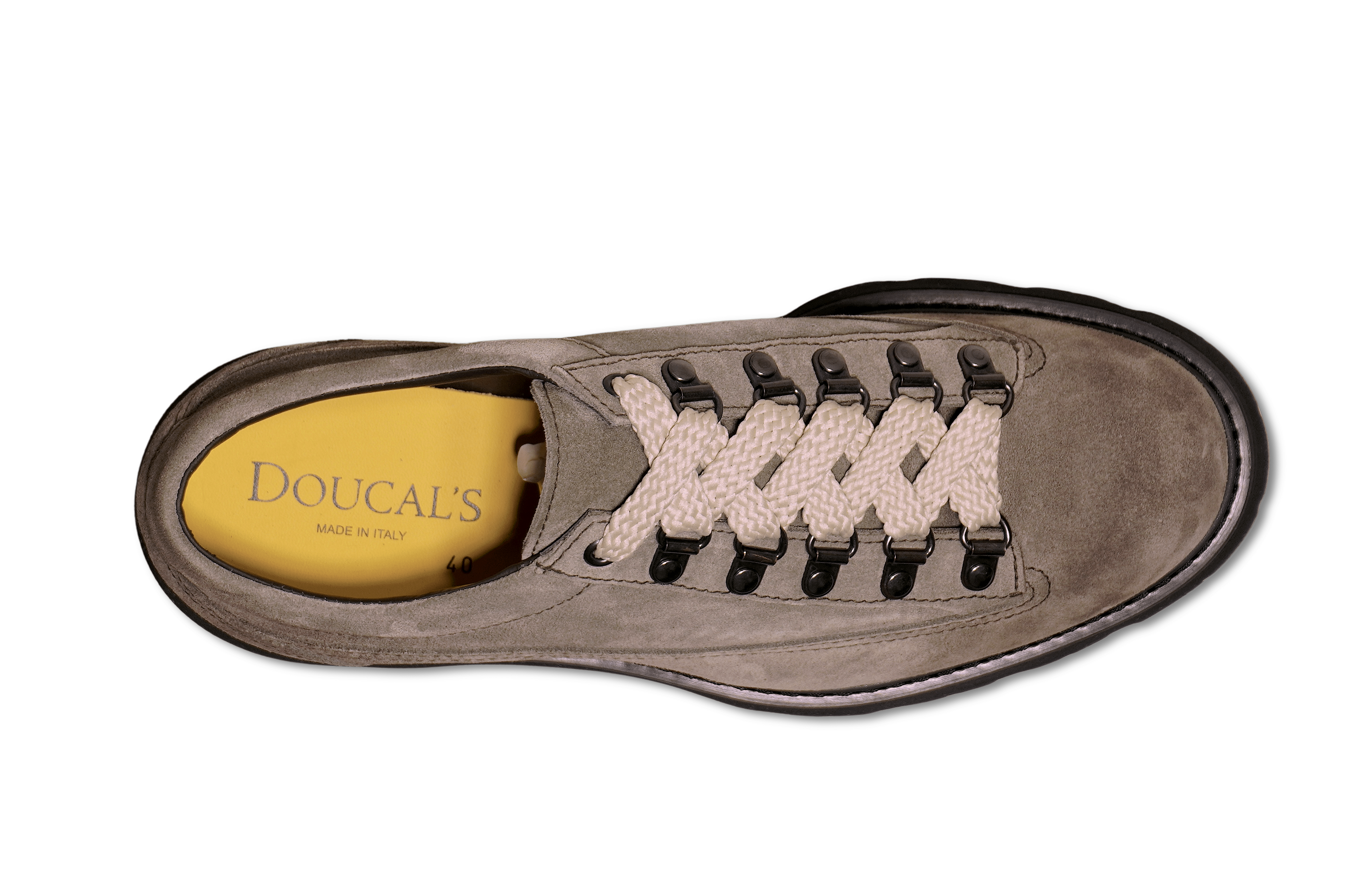 Doucals Derby Lace-up Light Grey