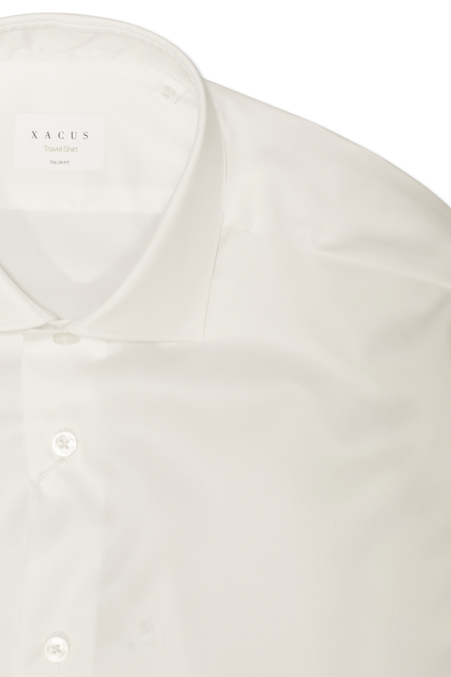 Xacus Tailor Fit Wrinkle Free Shirt White