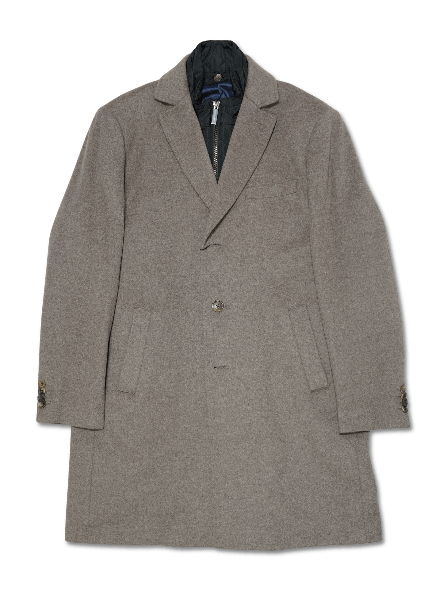 Sand Cashmere Coat Brown