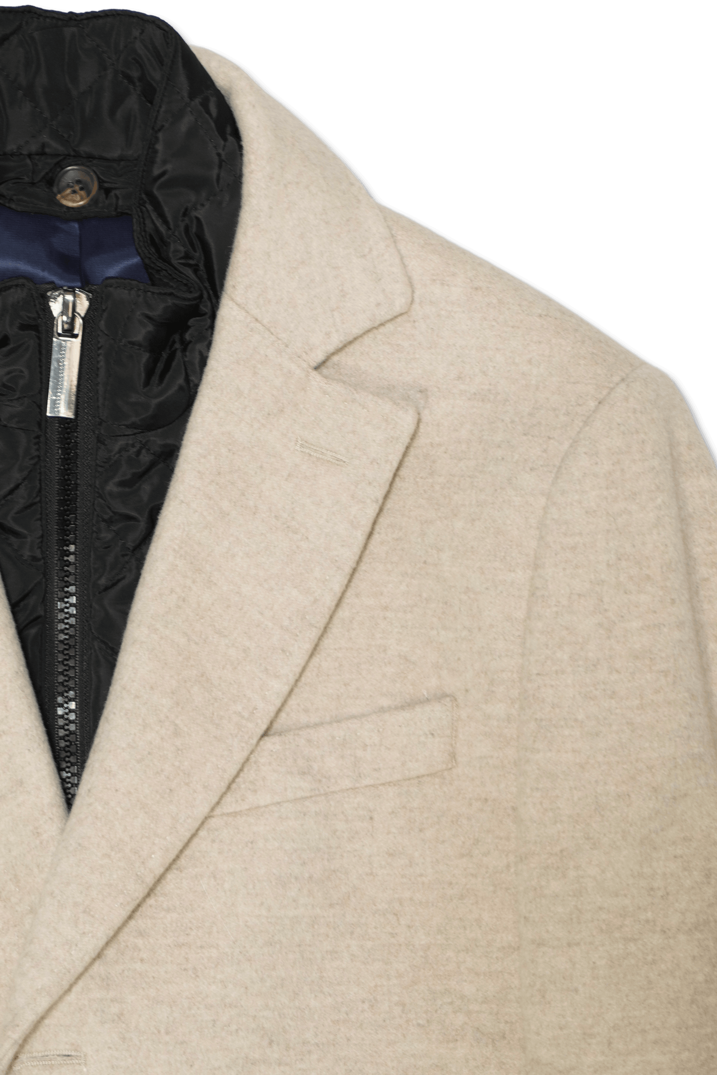 Sand Cashmere Coat Natural