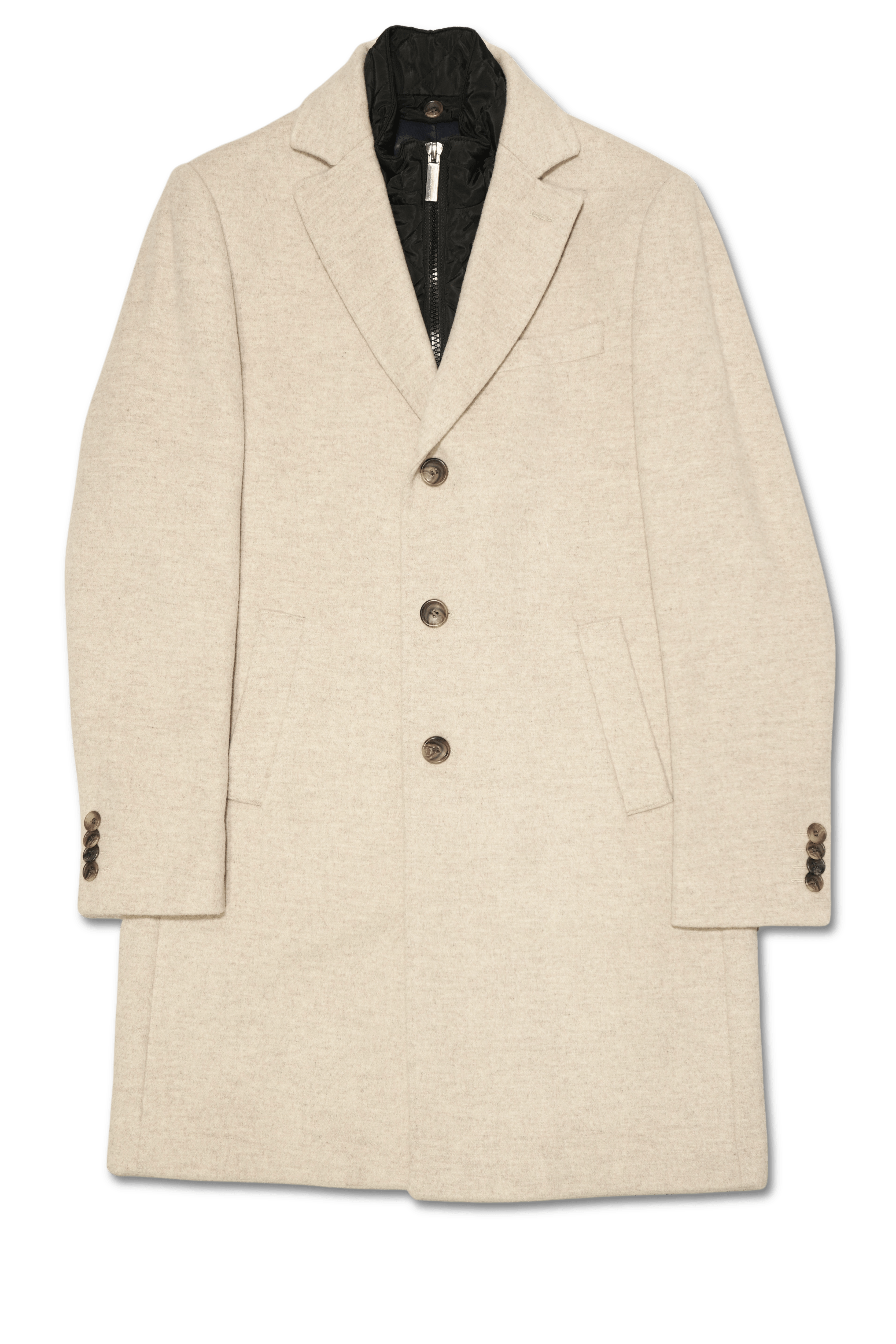 Sand Cashmere Coat Natural