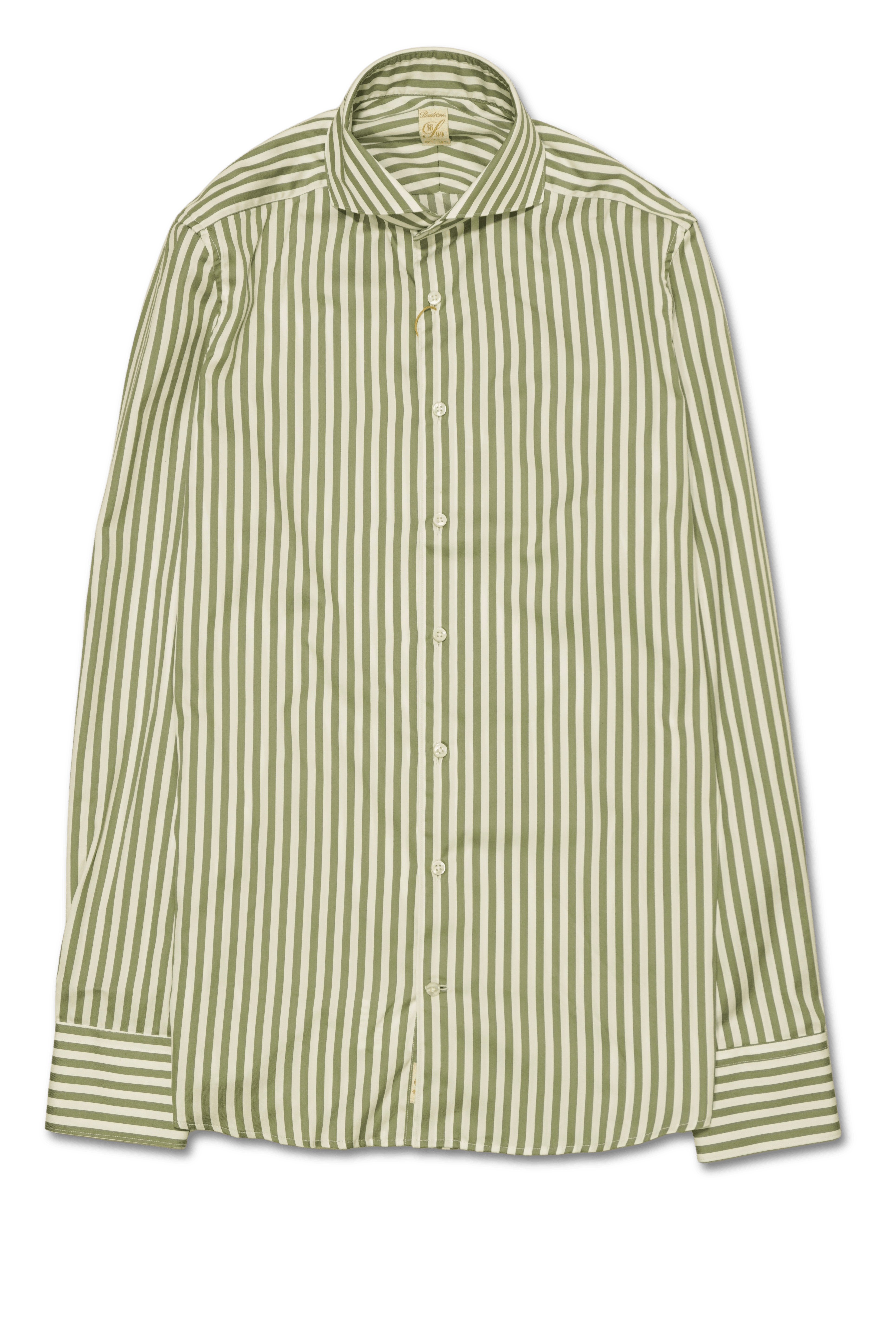 Stenströms Stripe Shirt Green