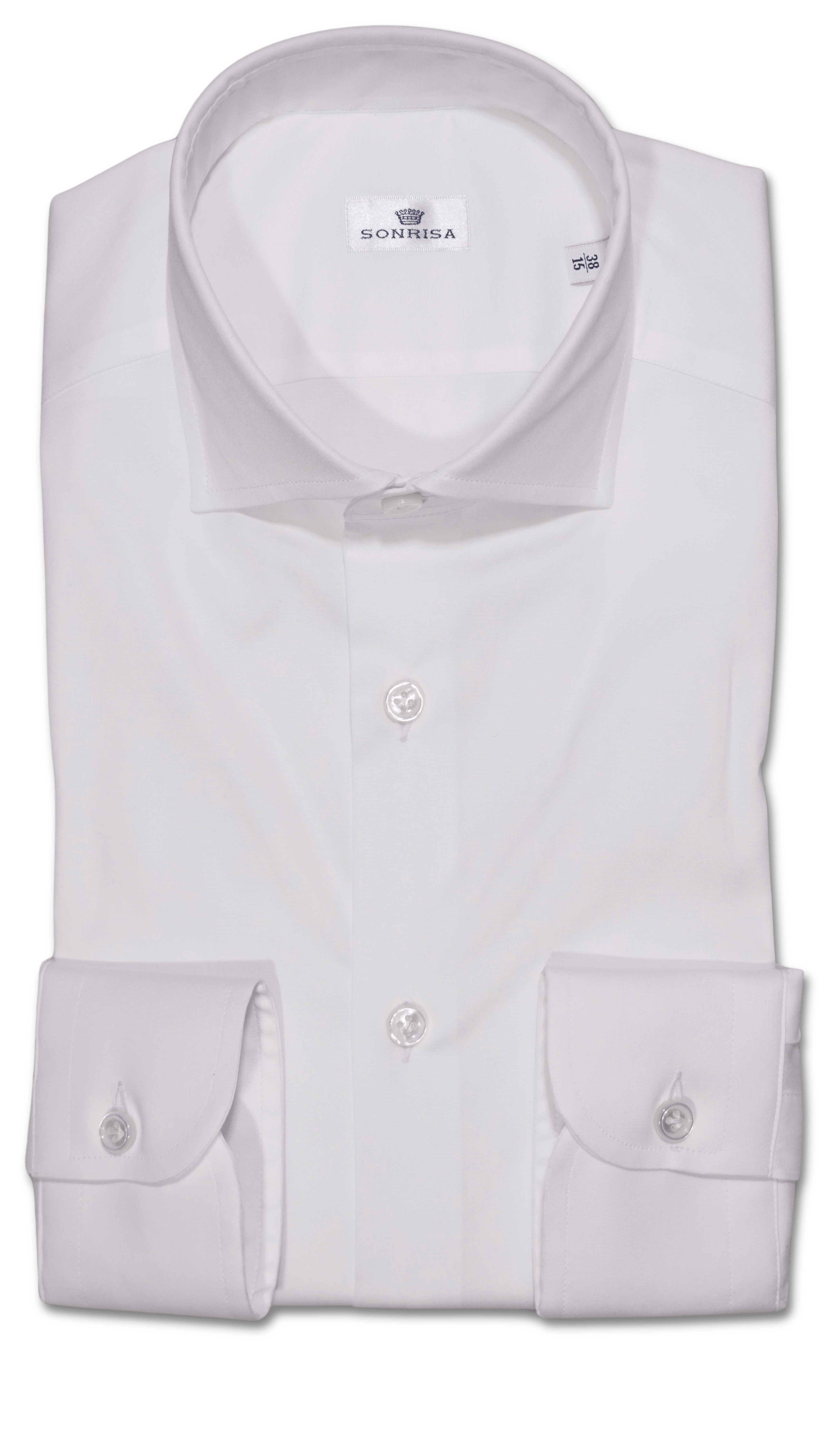 Sonrisa Cotton Dress Shirt White