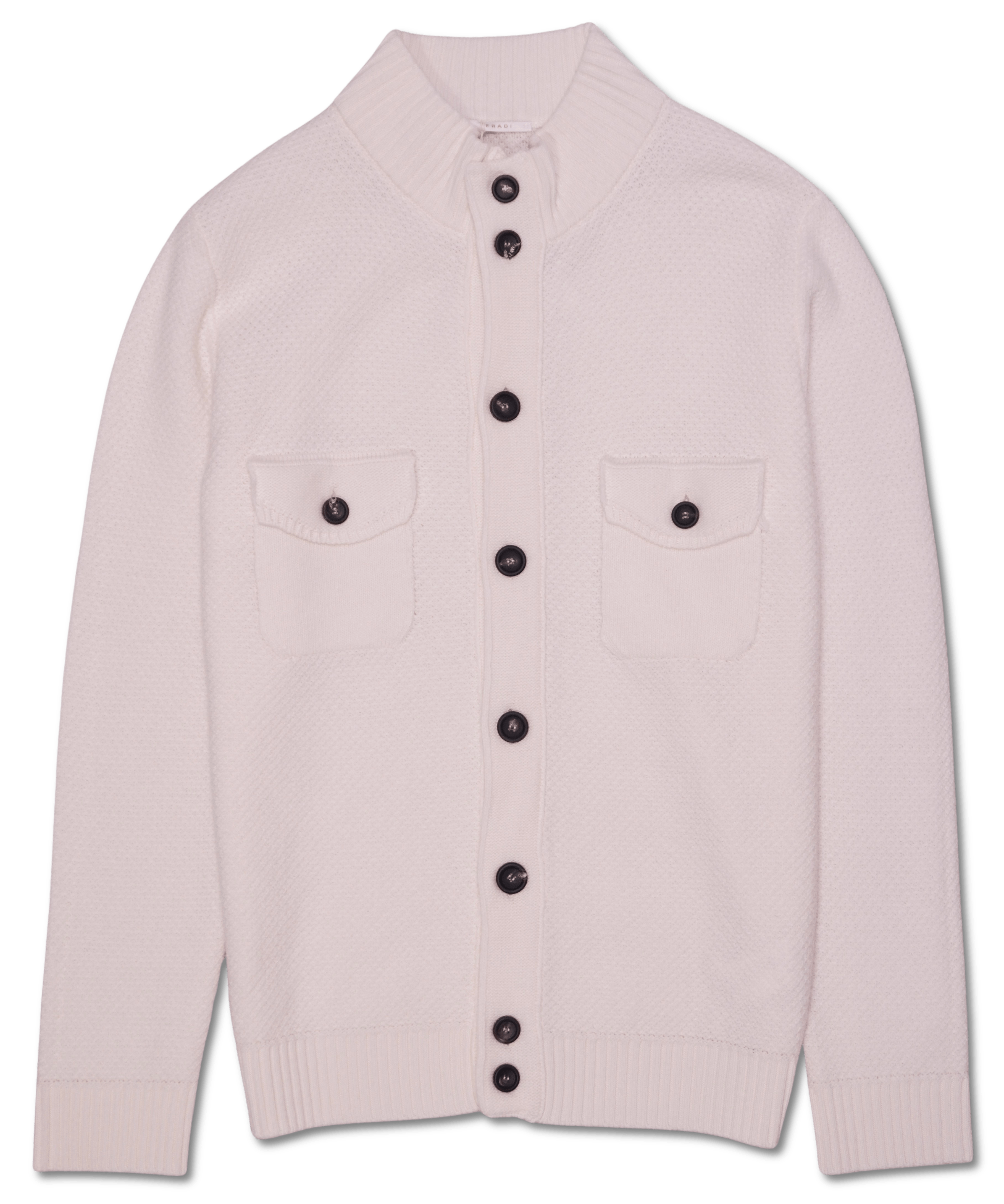 Fradi Buttoned Wool Cardigan Cream