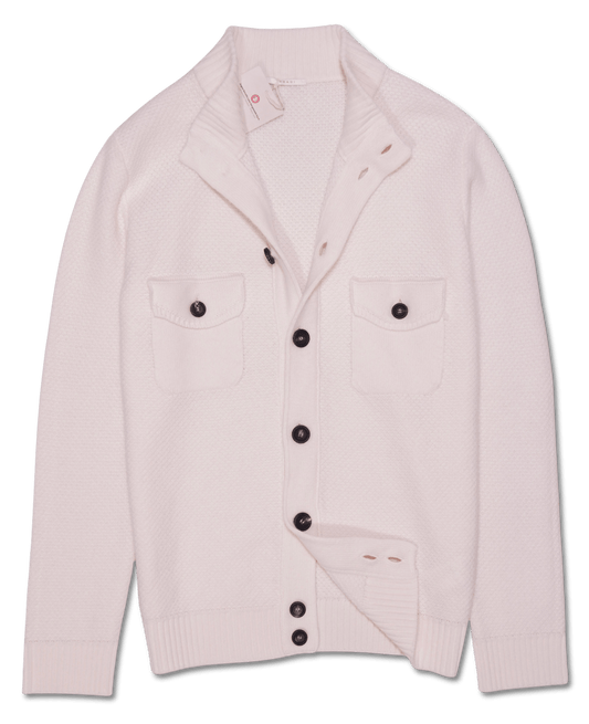 Fradi Buttoned Wool Cardigan Cream