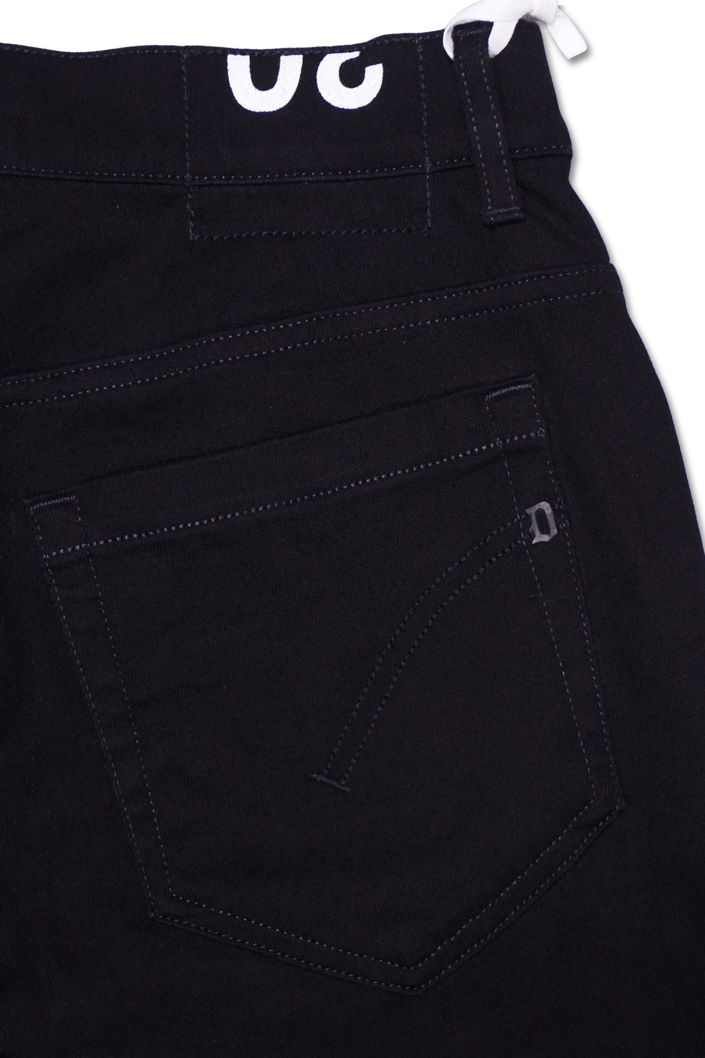 Dondup George Black Stretch Denim