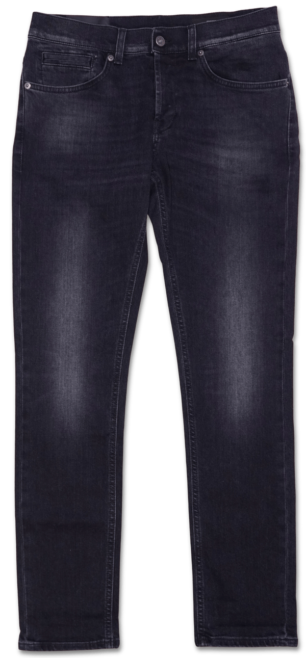 Dondup George Washed Black Stretch Denim