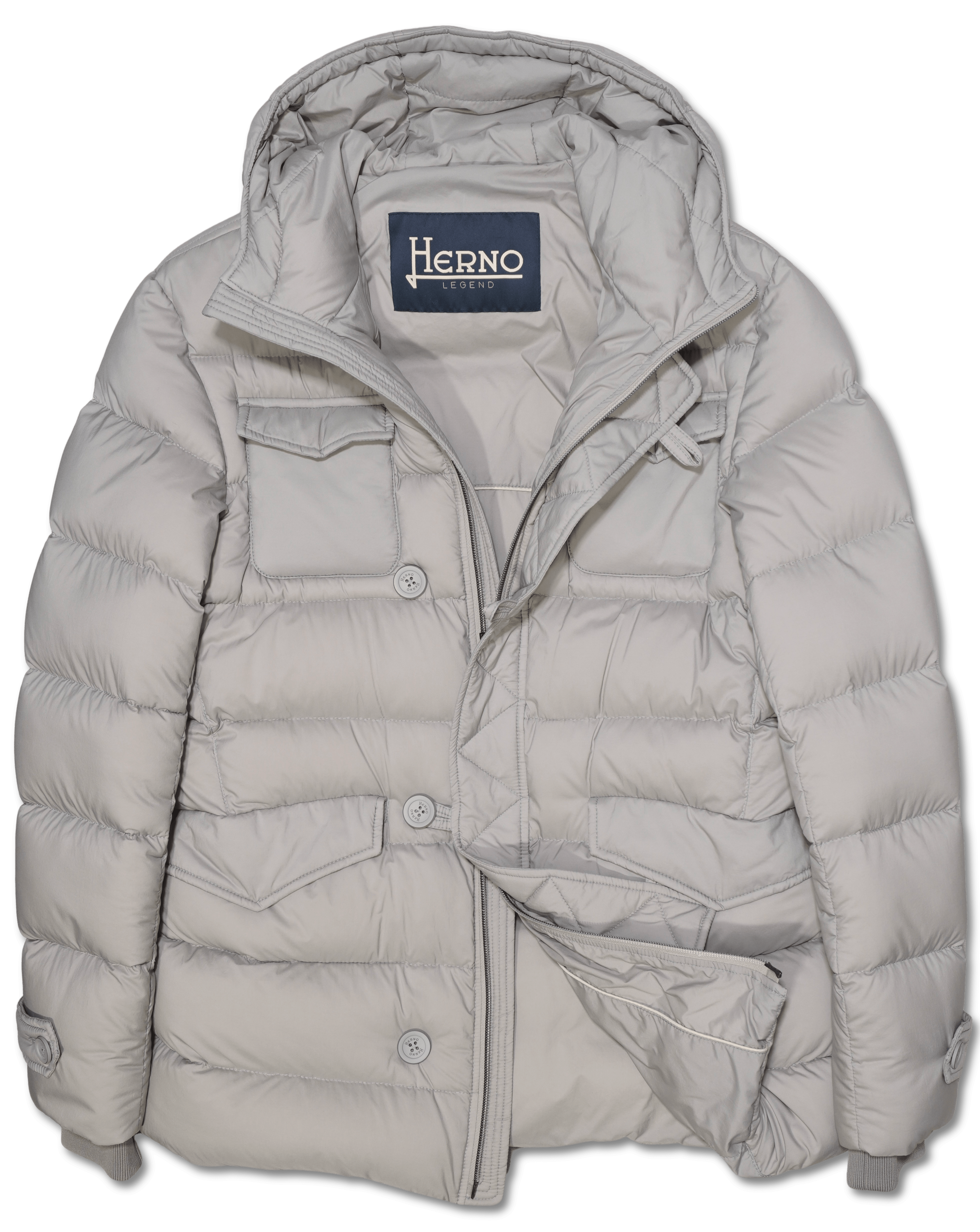 Herno Down Jacket L'Eskimo Light Grey
