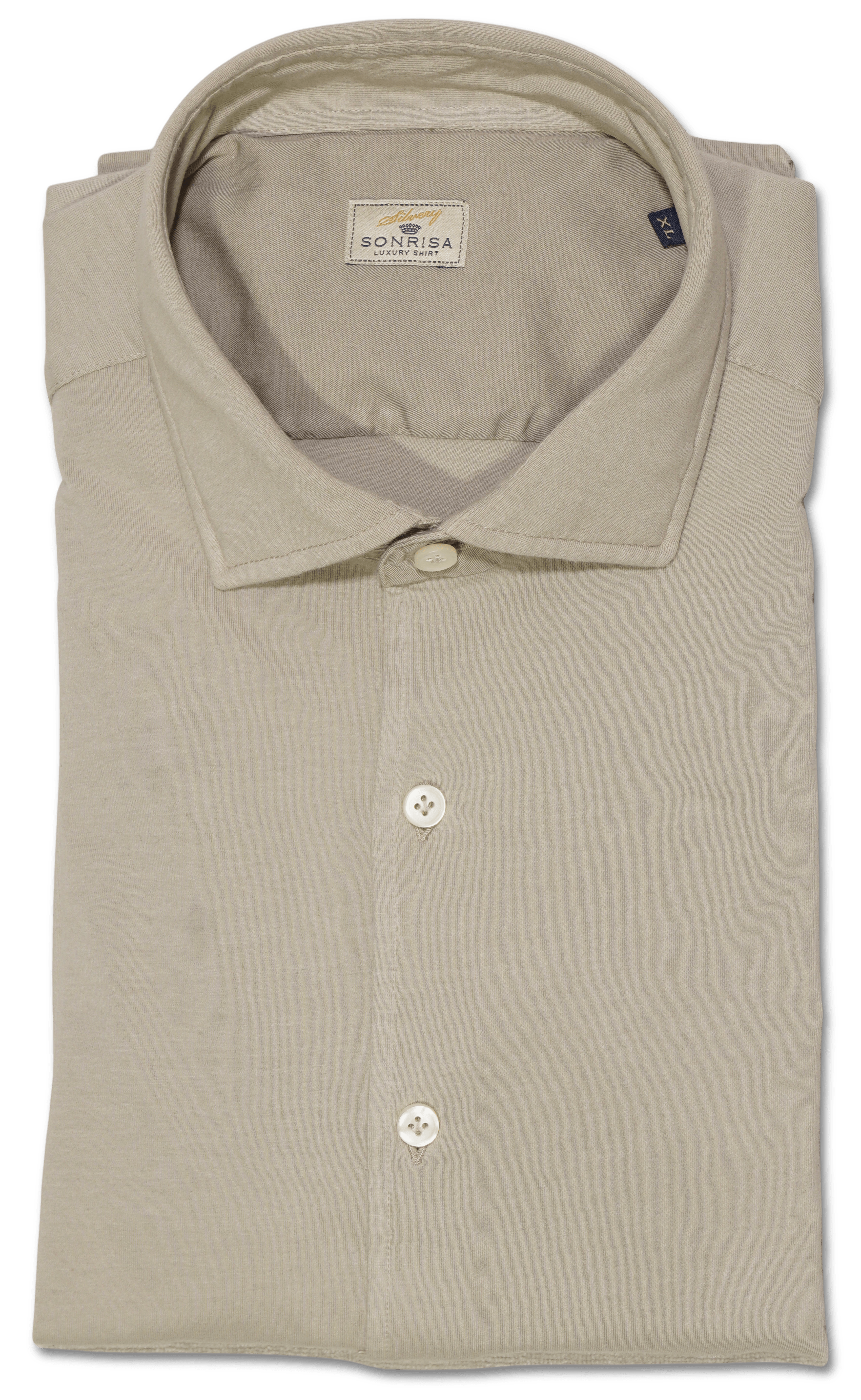 Sonrisa Shirt Washed Cotton Light Sand