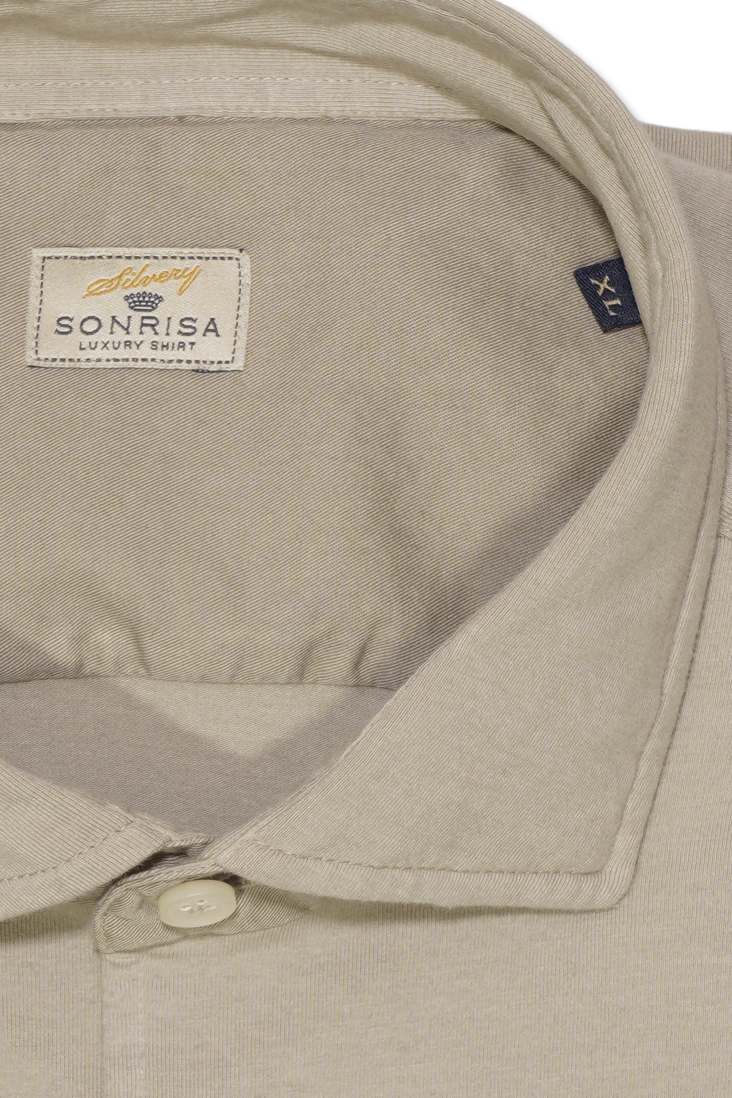 Sonrisa Shirt Washed Cotton Light Sand