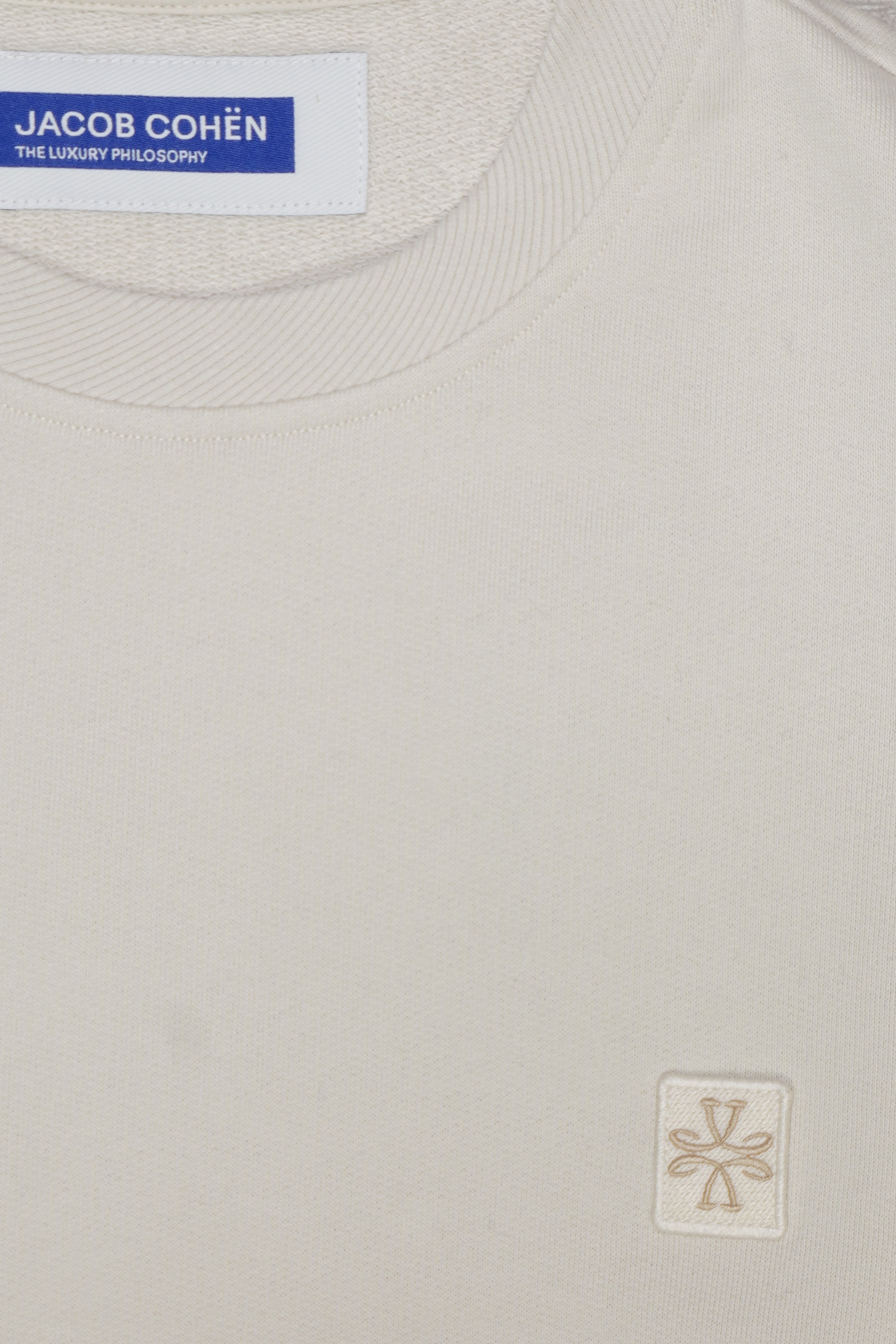 Jacob Cohen Loopback Sweatshirt Cream