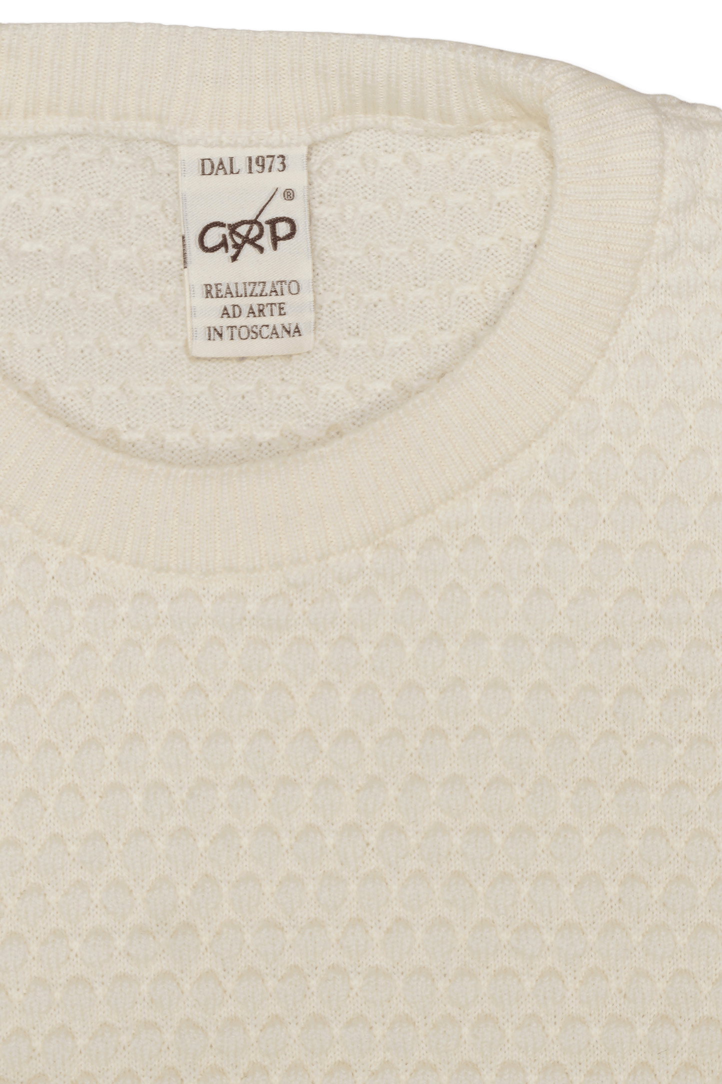 GRP Spotknit Merino Pullover Cream