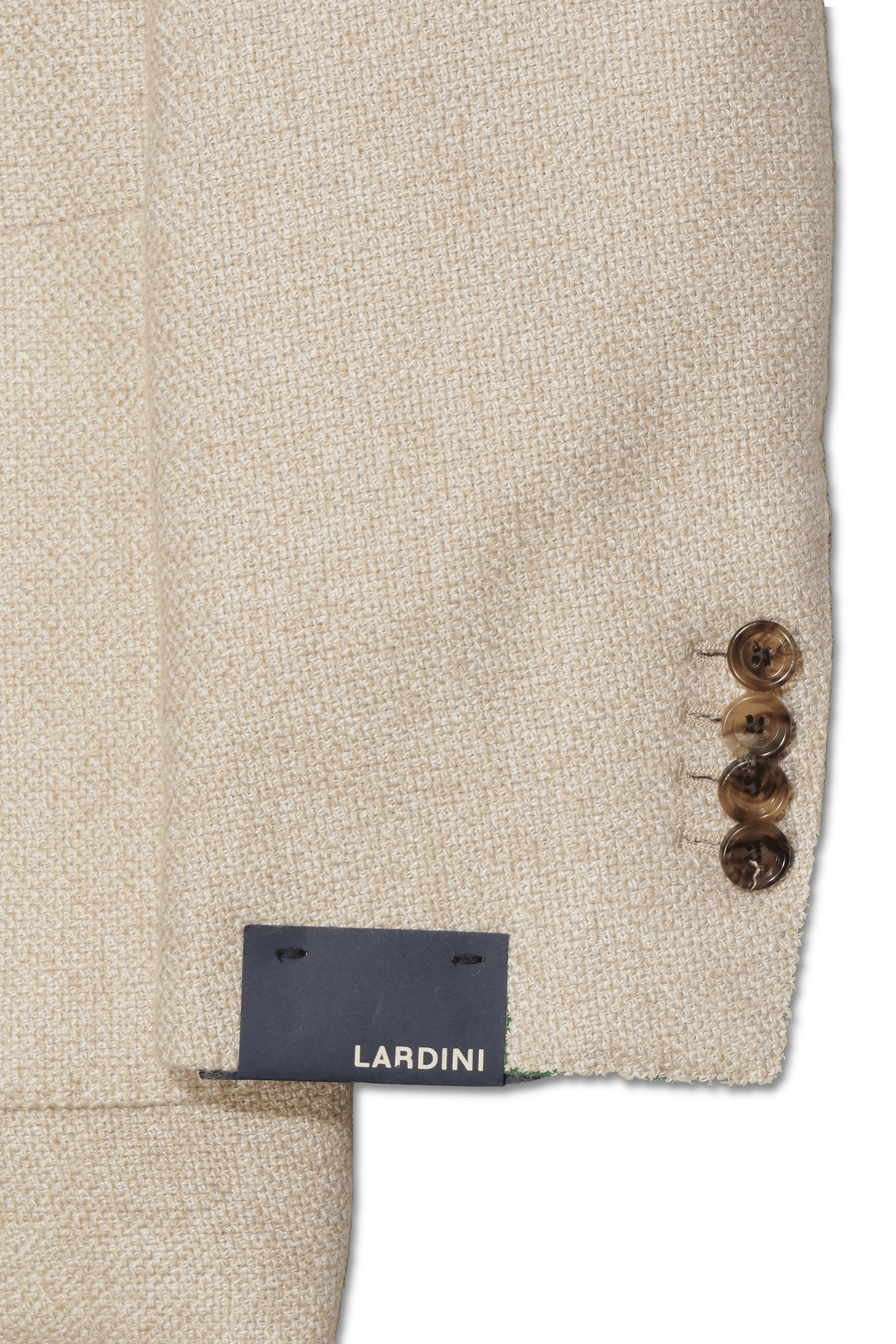 Lardini Cashmere Silk Unconstructed Jacket Cream