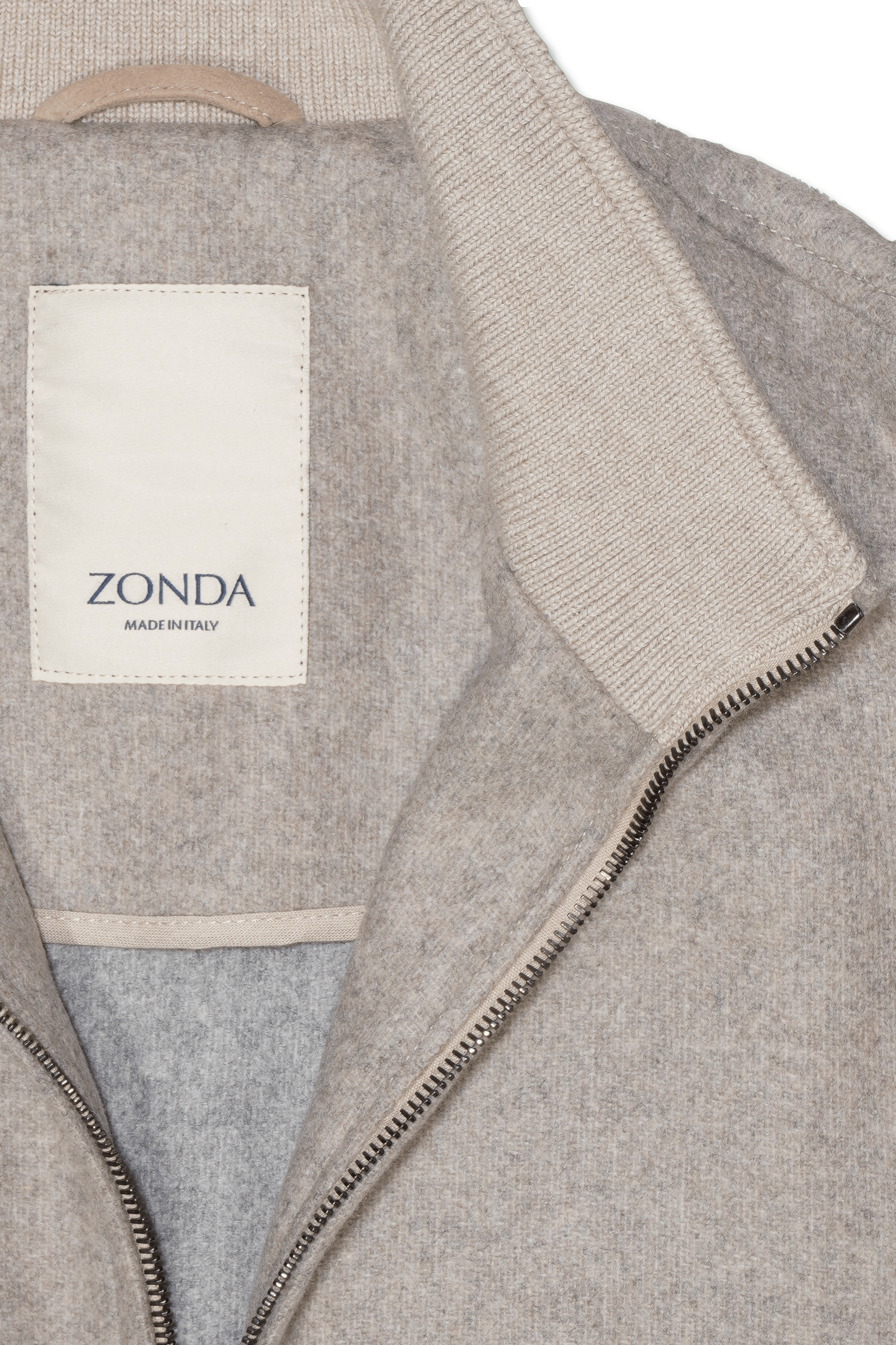 Zonda Cashmere Sports Jacket Warm Grey