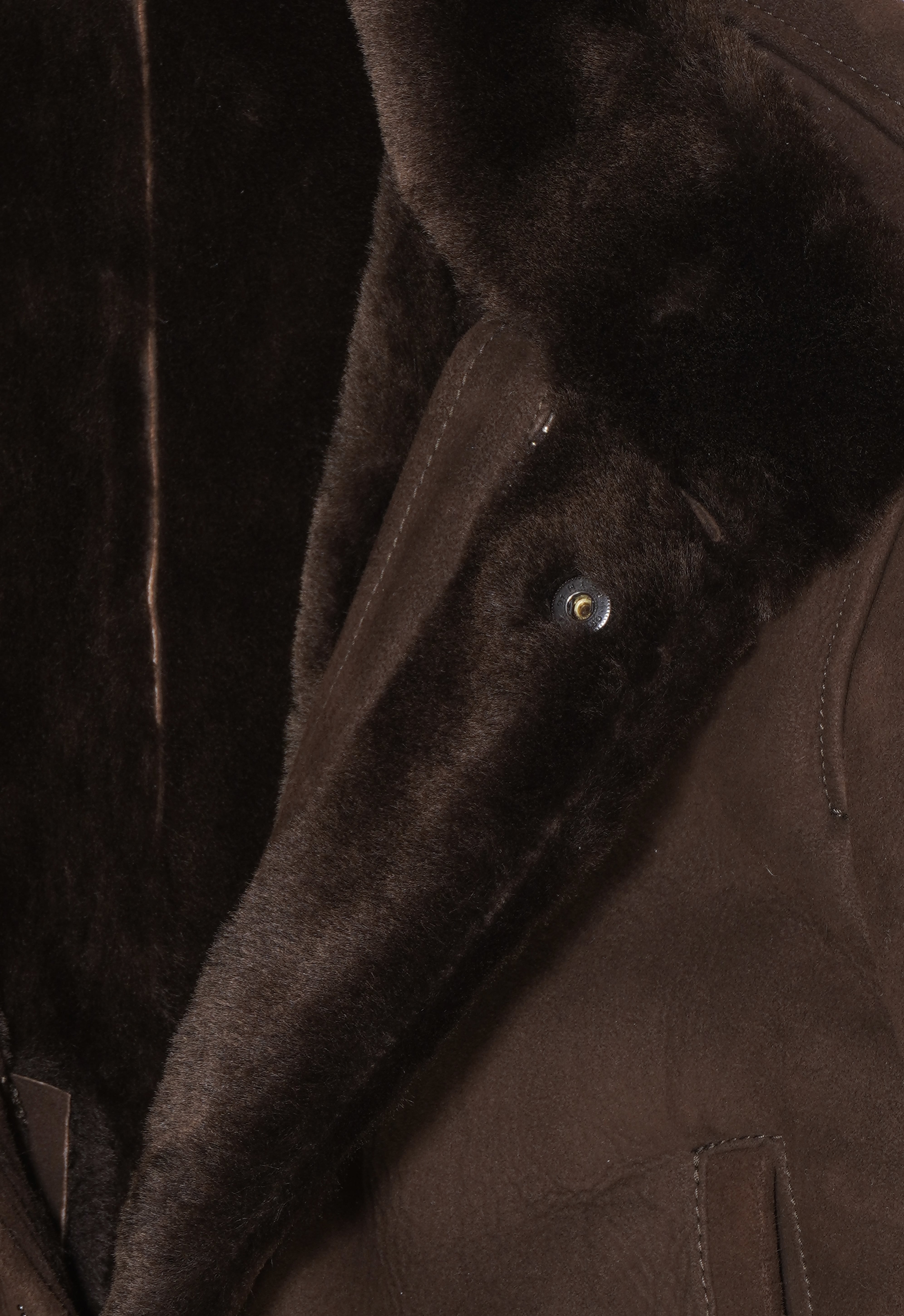 Zonda Shearling Field Jacket Brown