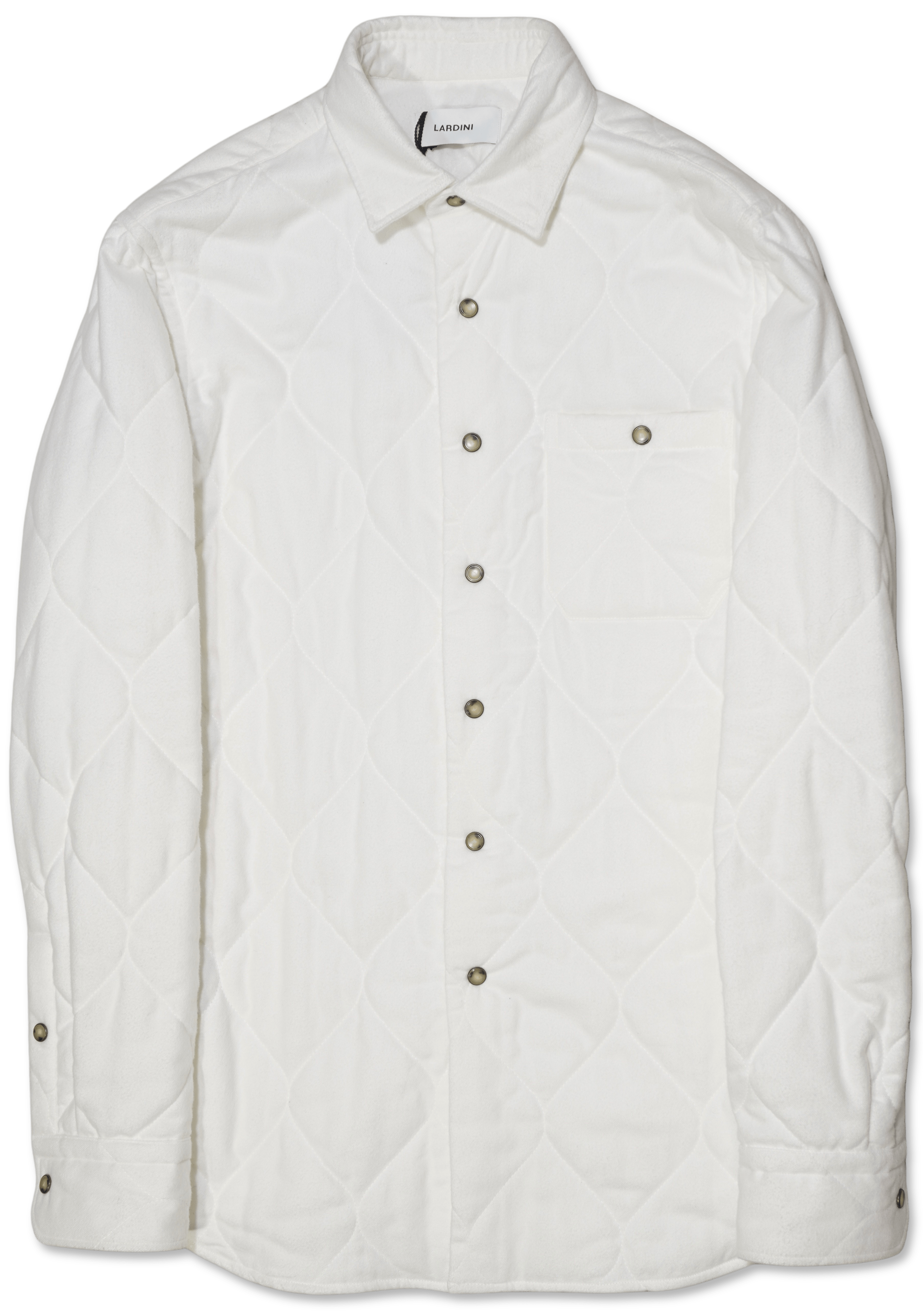 Lardini Unlined Shirt Jacket White