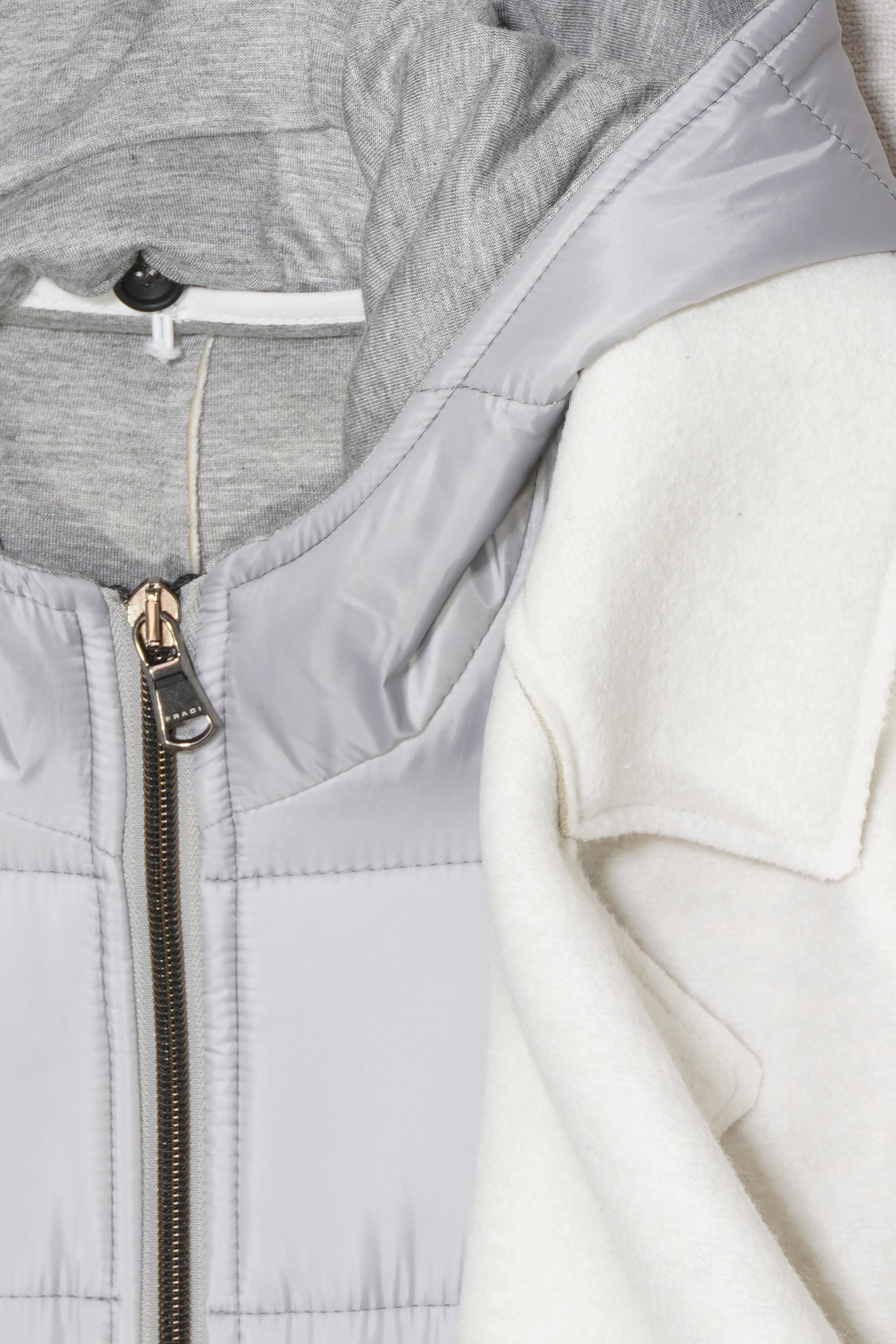 Fradi Pea Coat Technical Off White