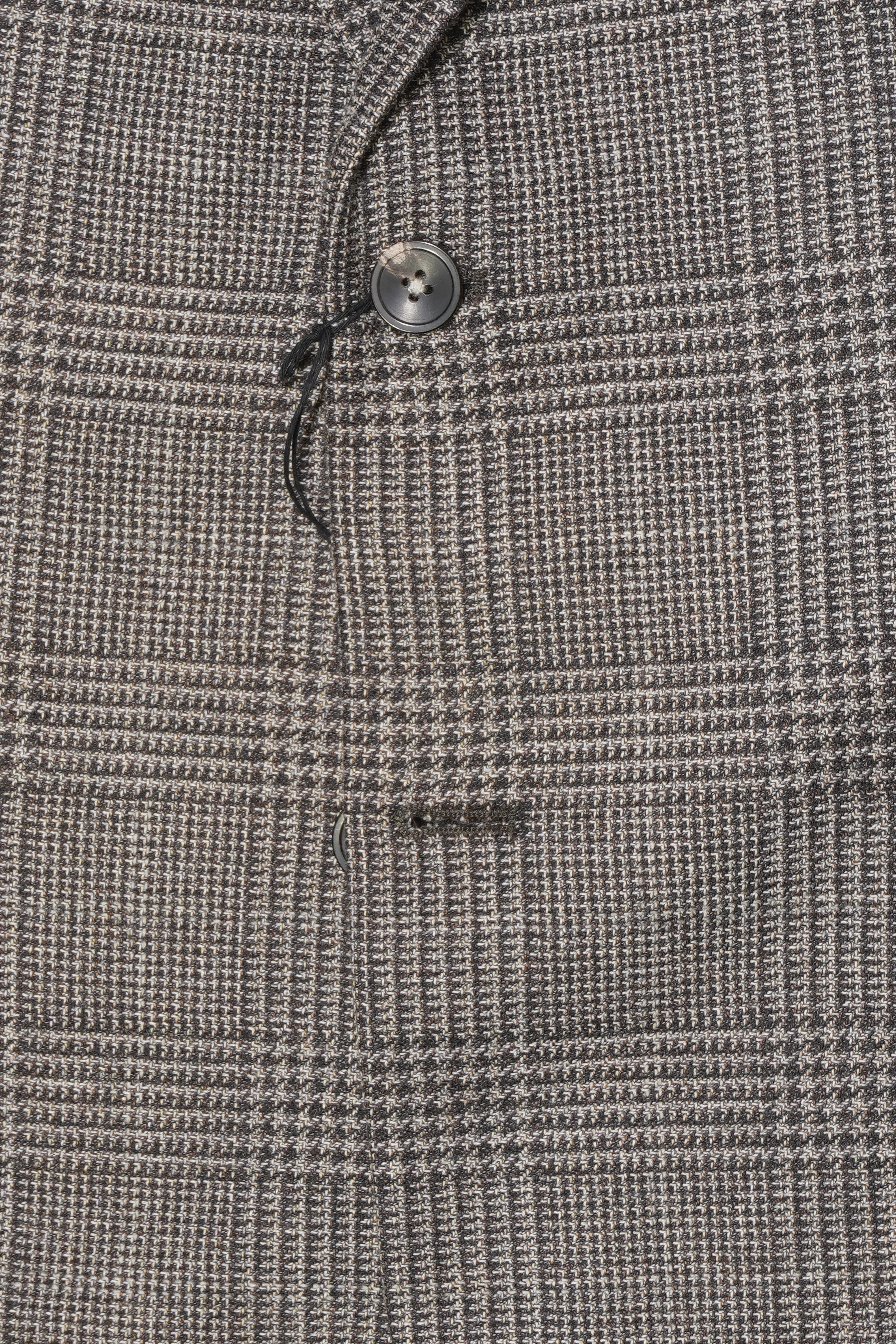 Circolo Wool Jacket Check Brown