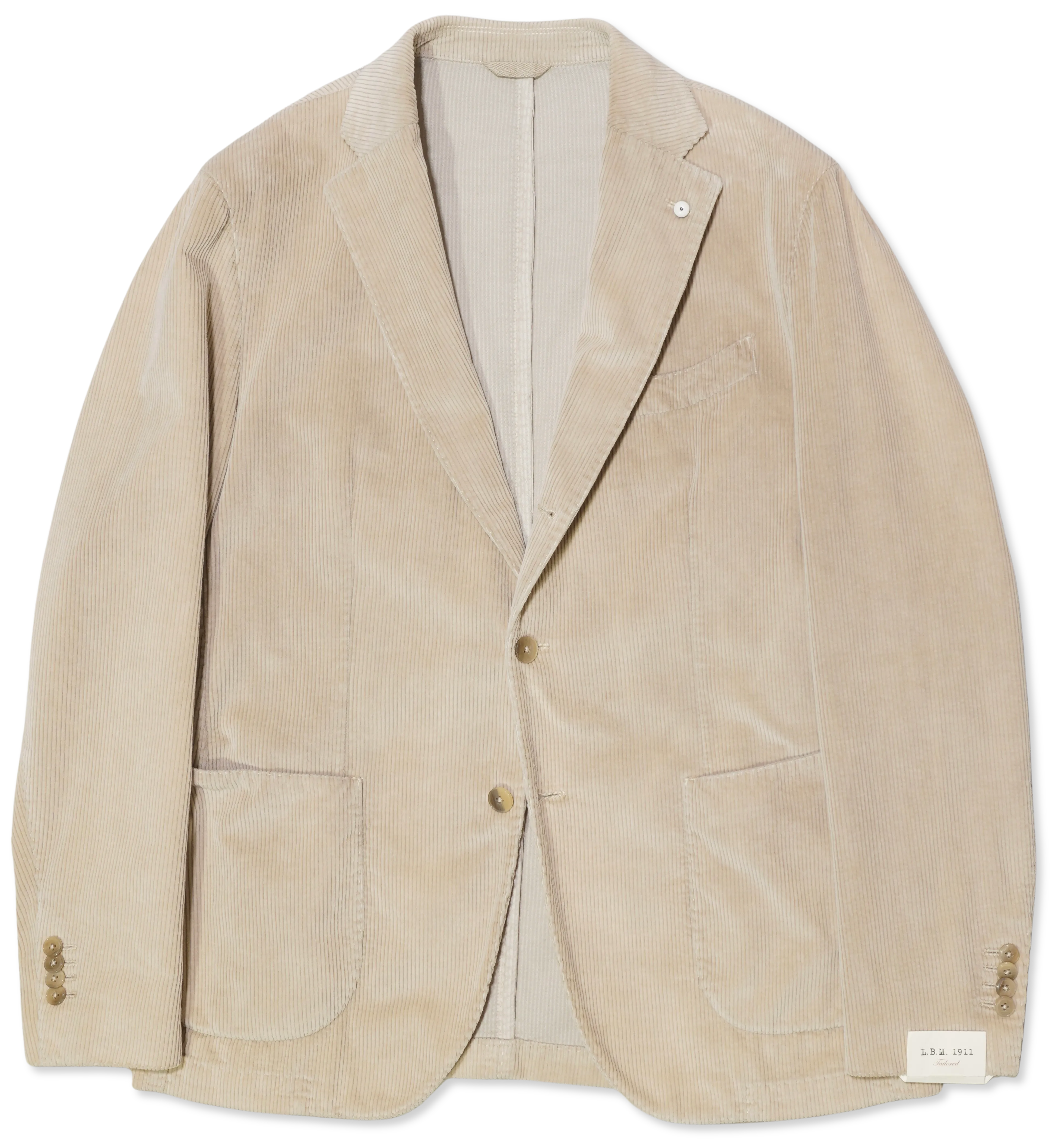 LBM Pure Cotton Corduroy Jacket Ecru