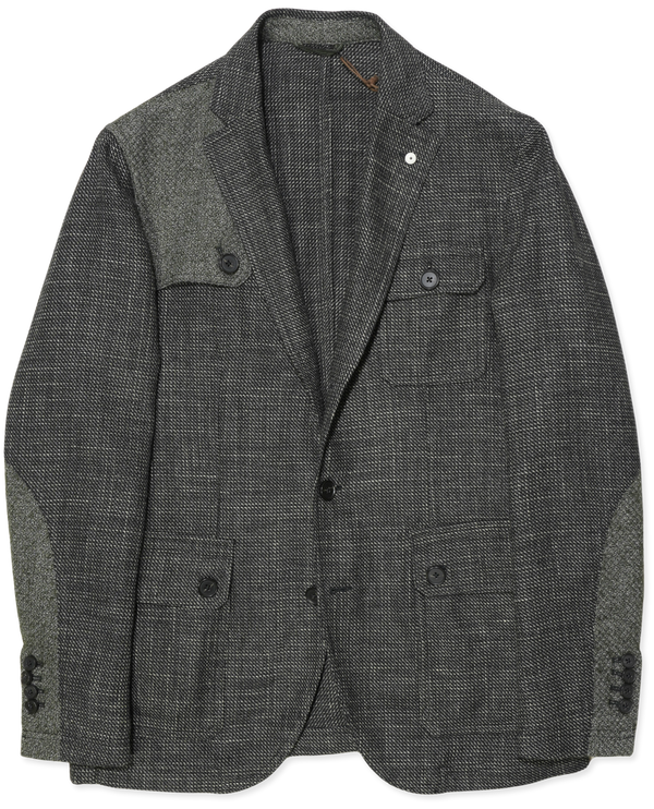 LBM Safari Jacket Patchwork Green