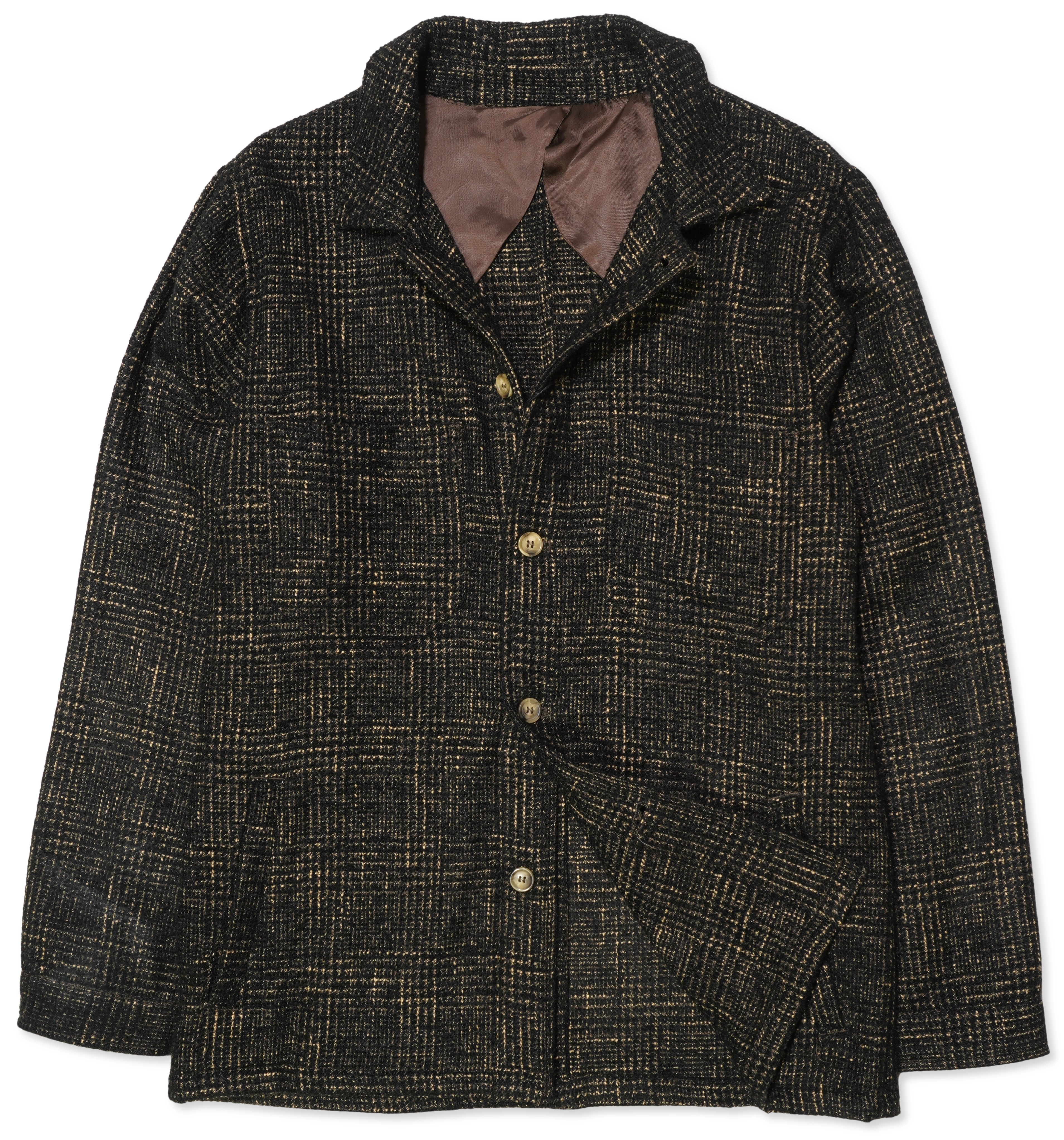 Sand Overshirt Check Black