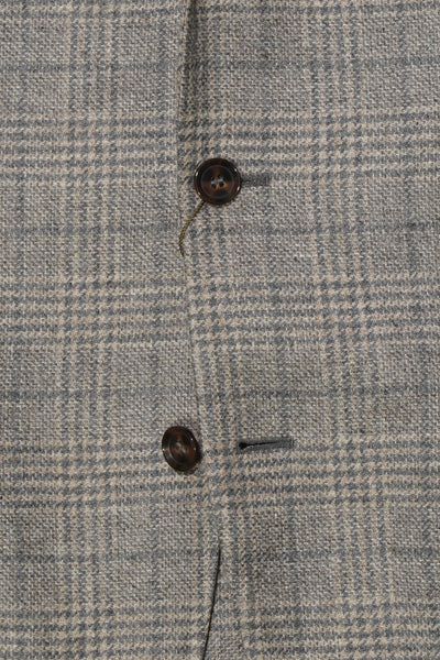 Studio 73 Wool Jacket Check Warm Grey
