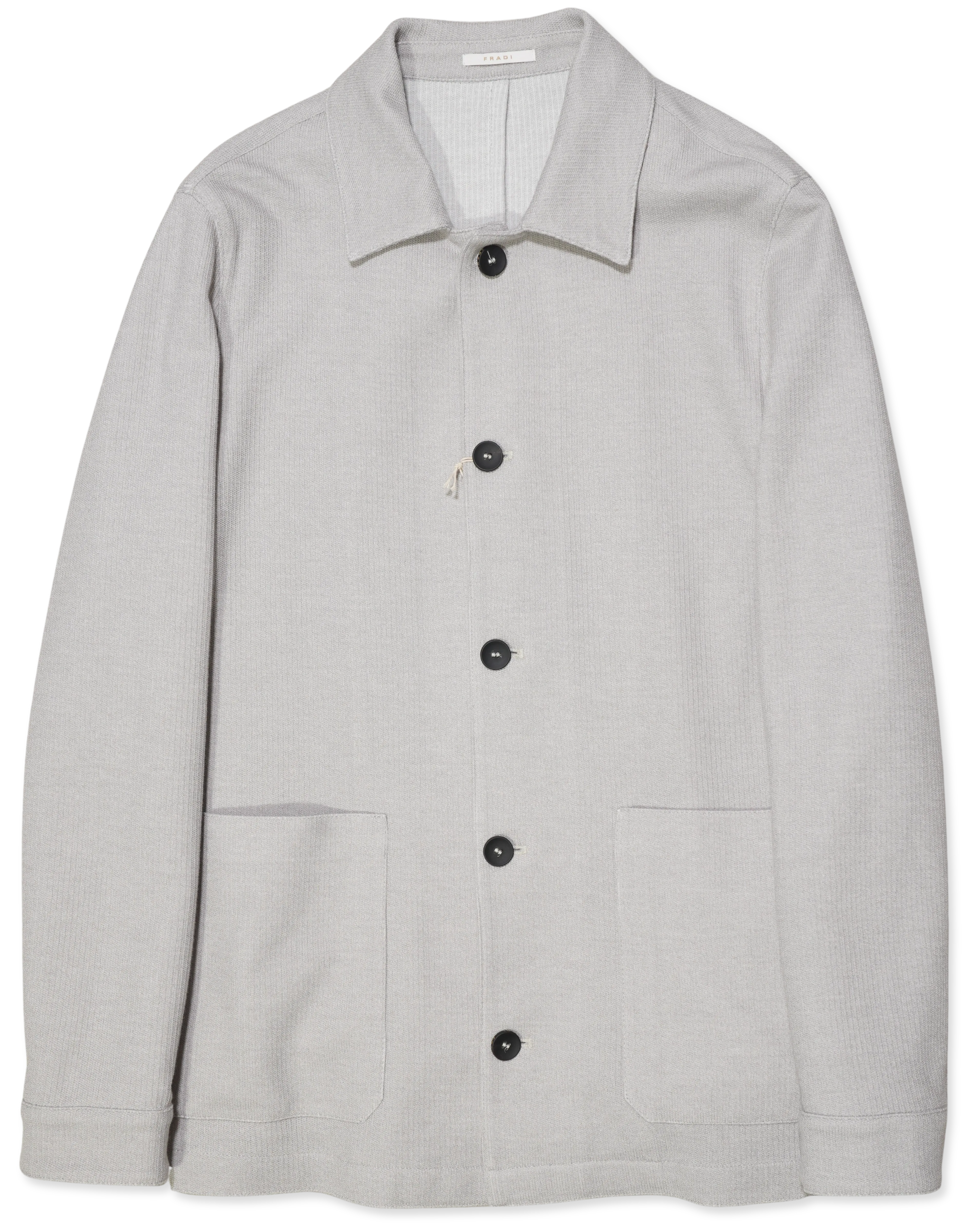 Fradi Overshirt Jacket Knit Light Grey