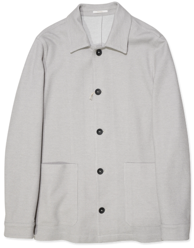 Fradi Overshirt Jacket Knit Light Grey