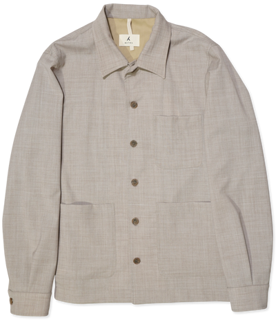 Myths Overshirt Technical Wool Beige