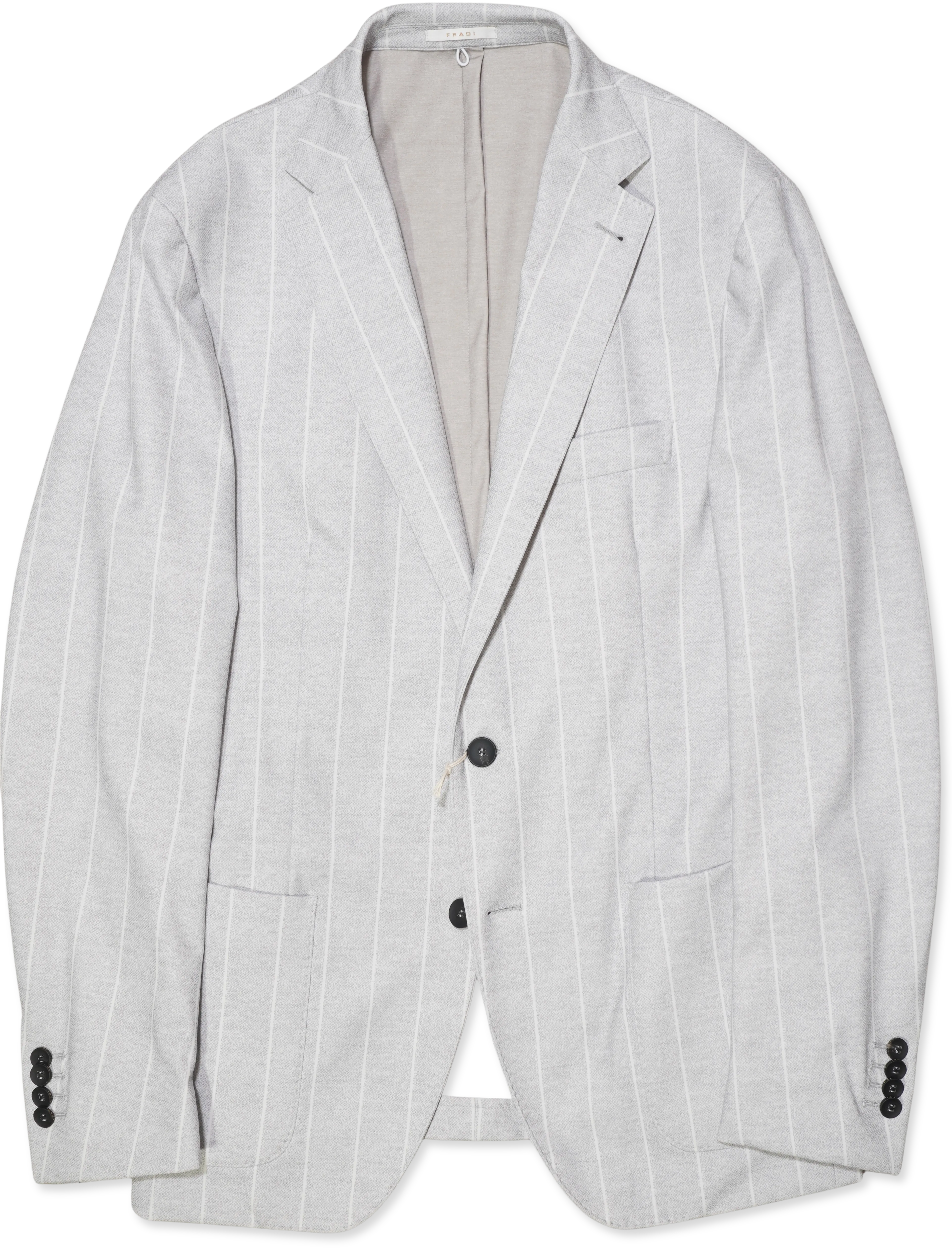 Fradi Technical Jacket Striped Light Grey