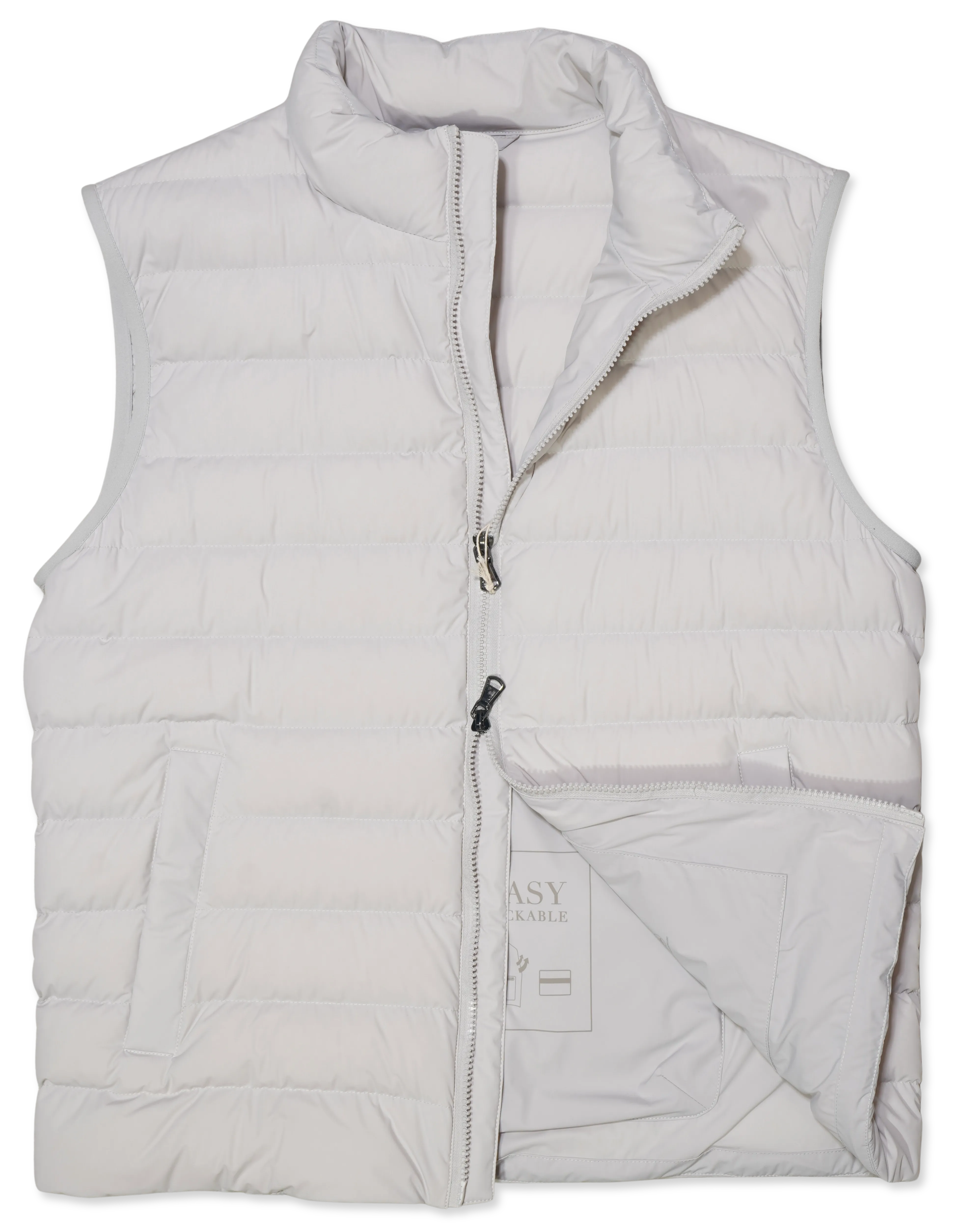 Fradi Technical Down Vest Light Grey