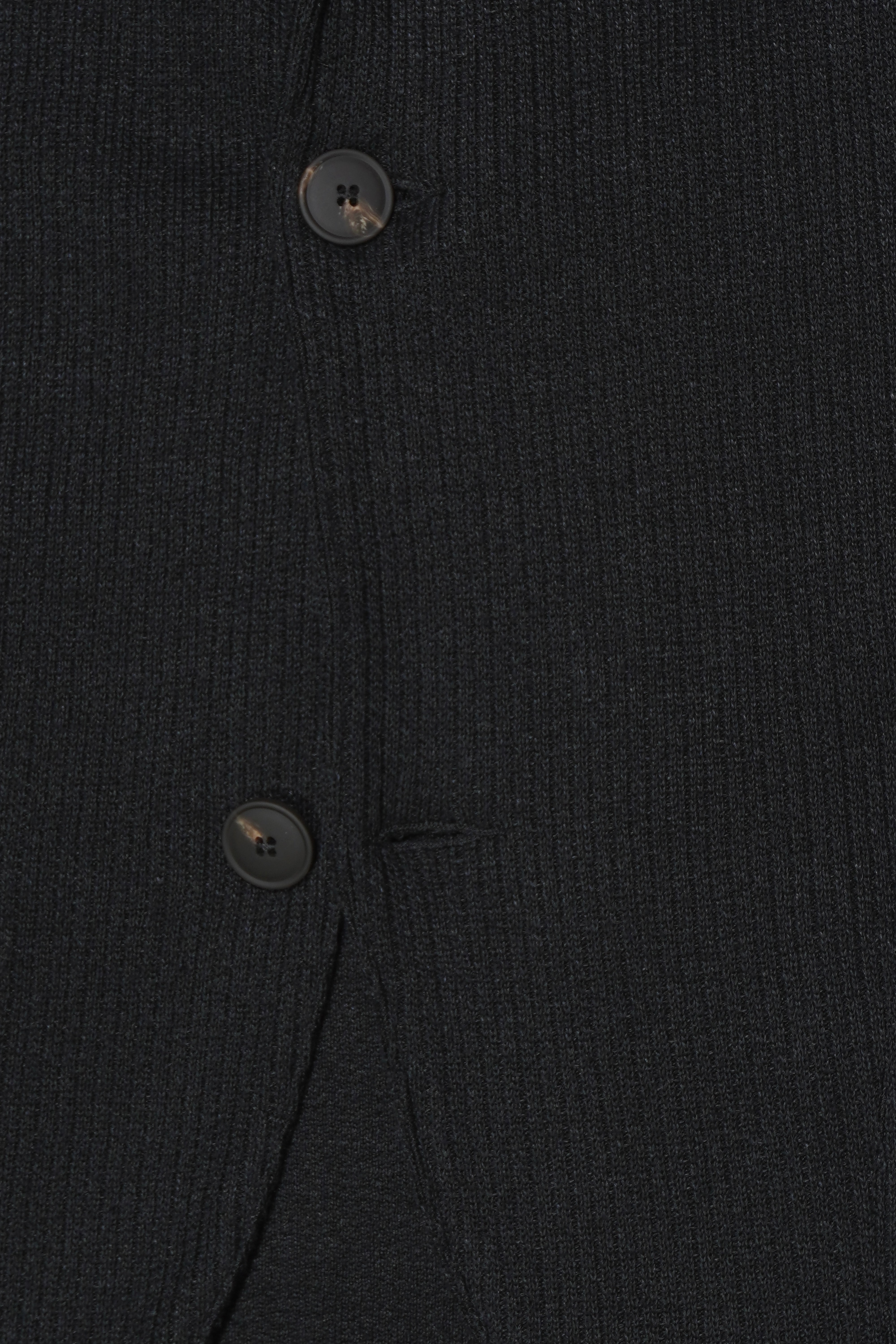 Gran Sasso Linen Cotton Knit Jacket Black